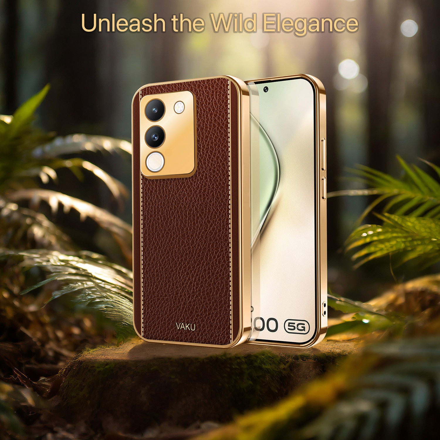 Image of Vaku Luxos Back Cover for Vivo 5G