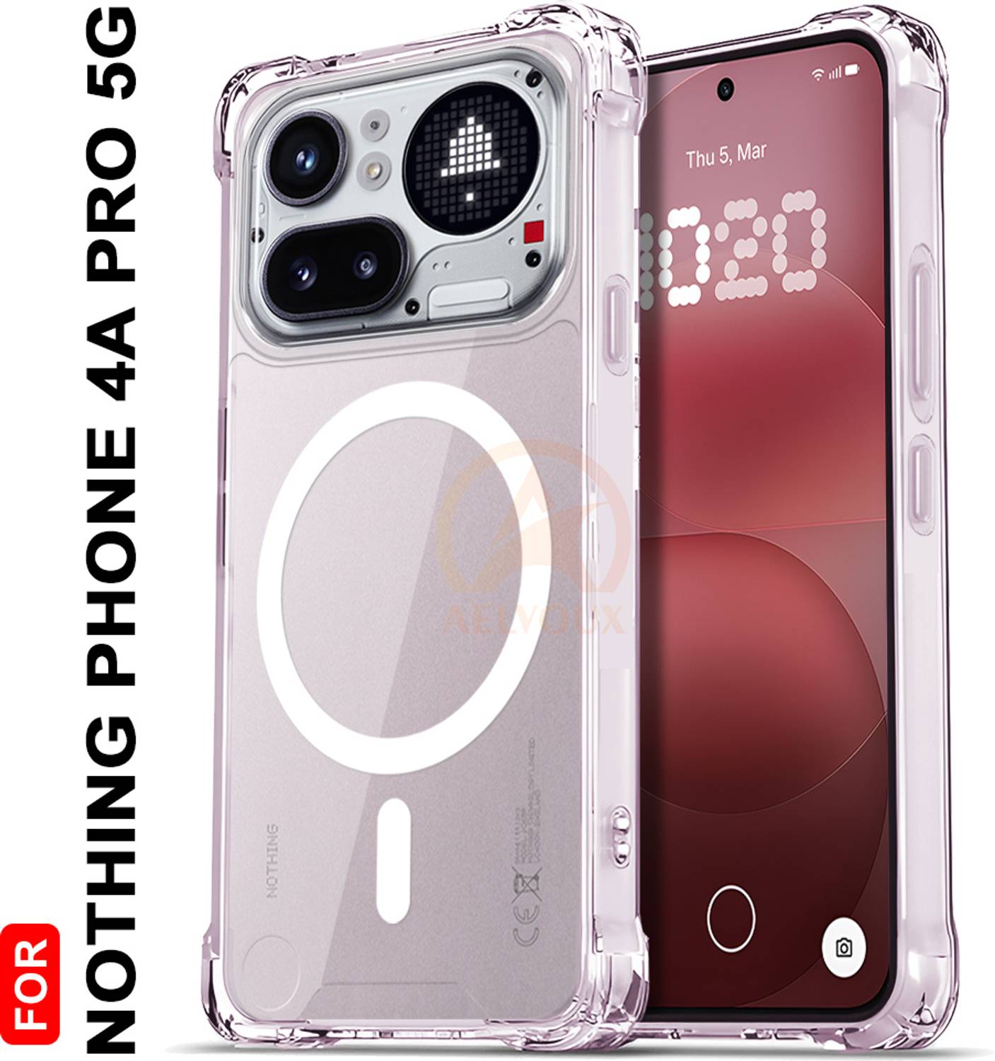 AelVouX Back Cover for Nothing Phone 4A Pro