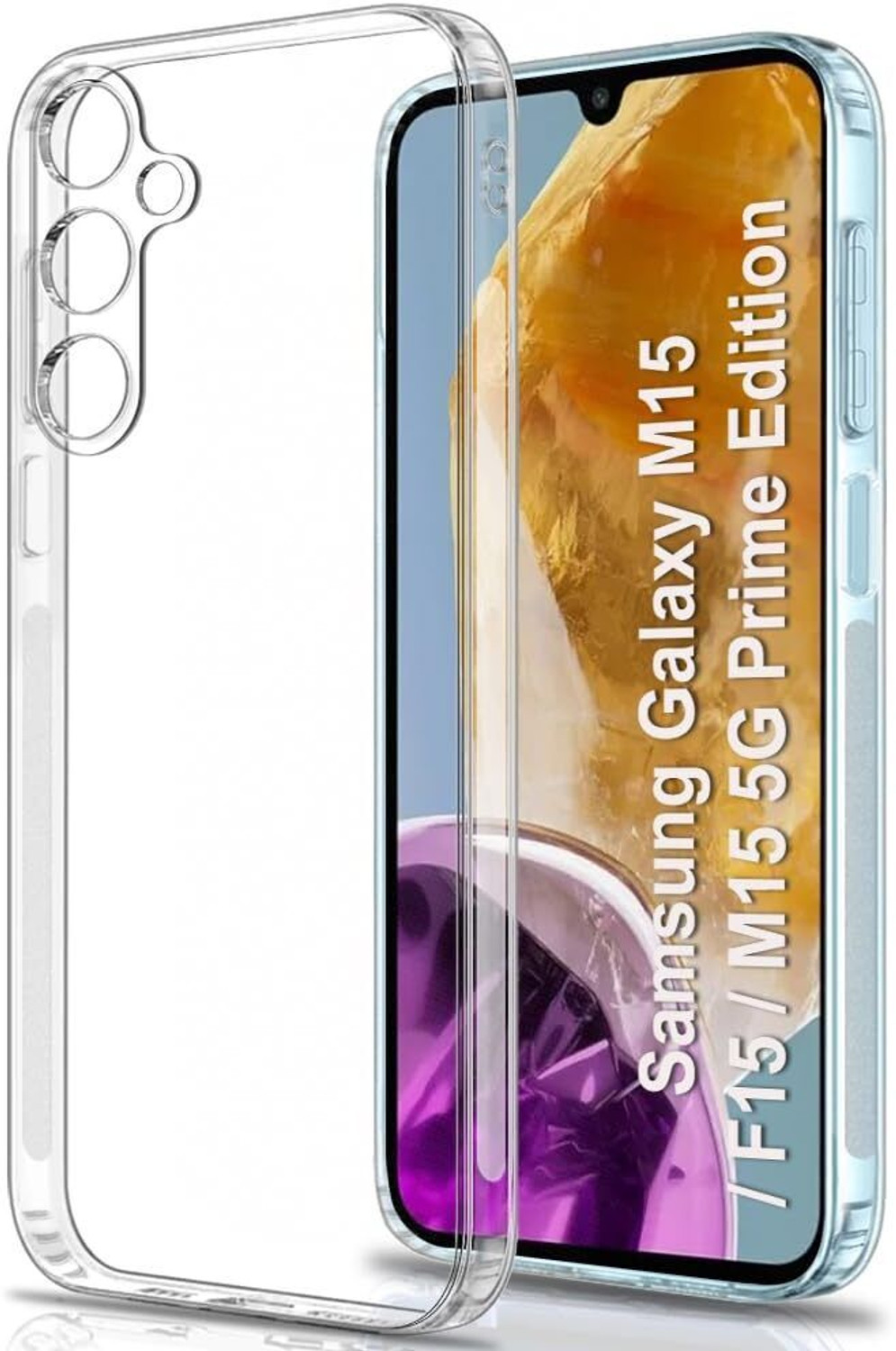 Image of Spinzzy Back Cover for Samsung Galaxy M15 5G, Samsung Galaxy F15 5G