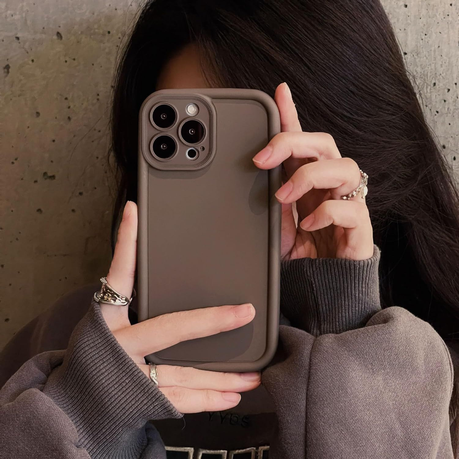 Image of SCALEBEE Back Cover for Apple iPhone 15 Pro Soft Silicon Anti Shock Scratch Proof Camera Protection Phone Case