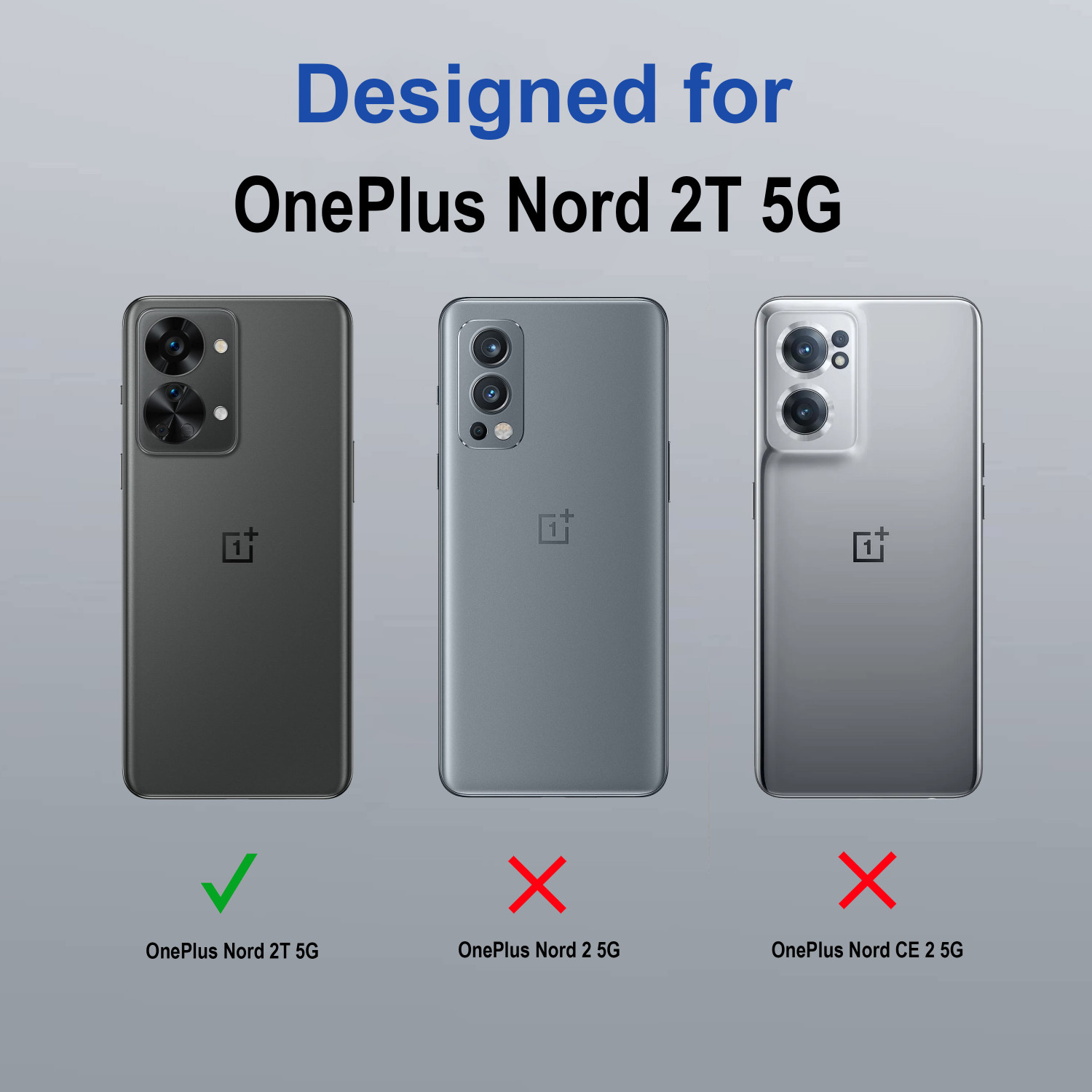 Image of CaseRepublic Back Cover for OnePlus Nord 2T 5G (Black, Grip Case, Thermoplastic Polyurethane, Pack of: 1)
