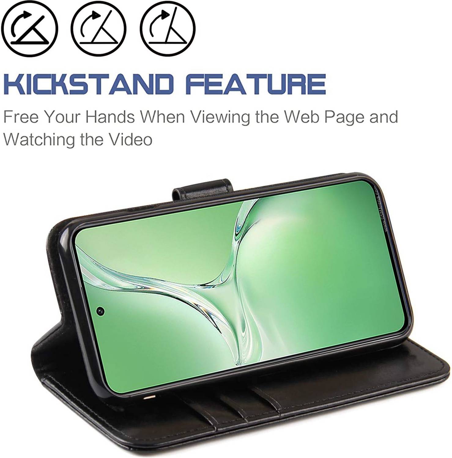 Ascensify Back Cover for OPPO K12x 5G Black - Image 2
