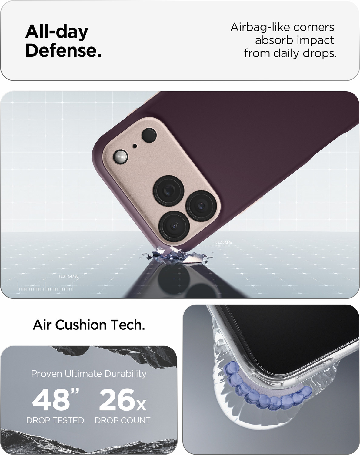 Image of Spigen Nano Pop MagFit Back Cover for iPhone 17 Pro (Maroon, Magsafe, Thermoplastic Polyurethane, Polycarbonate, Pack of: 1)