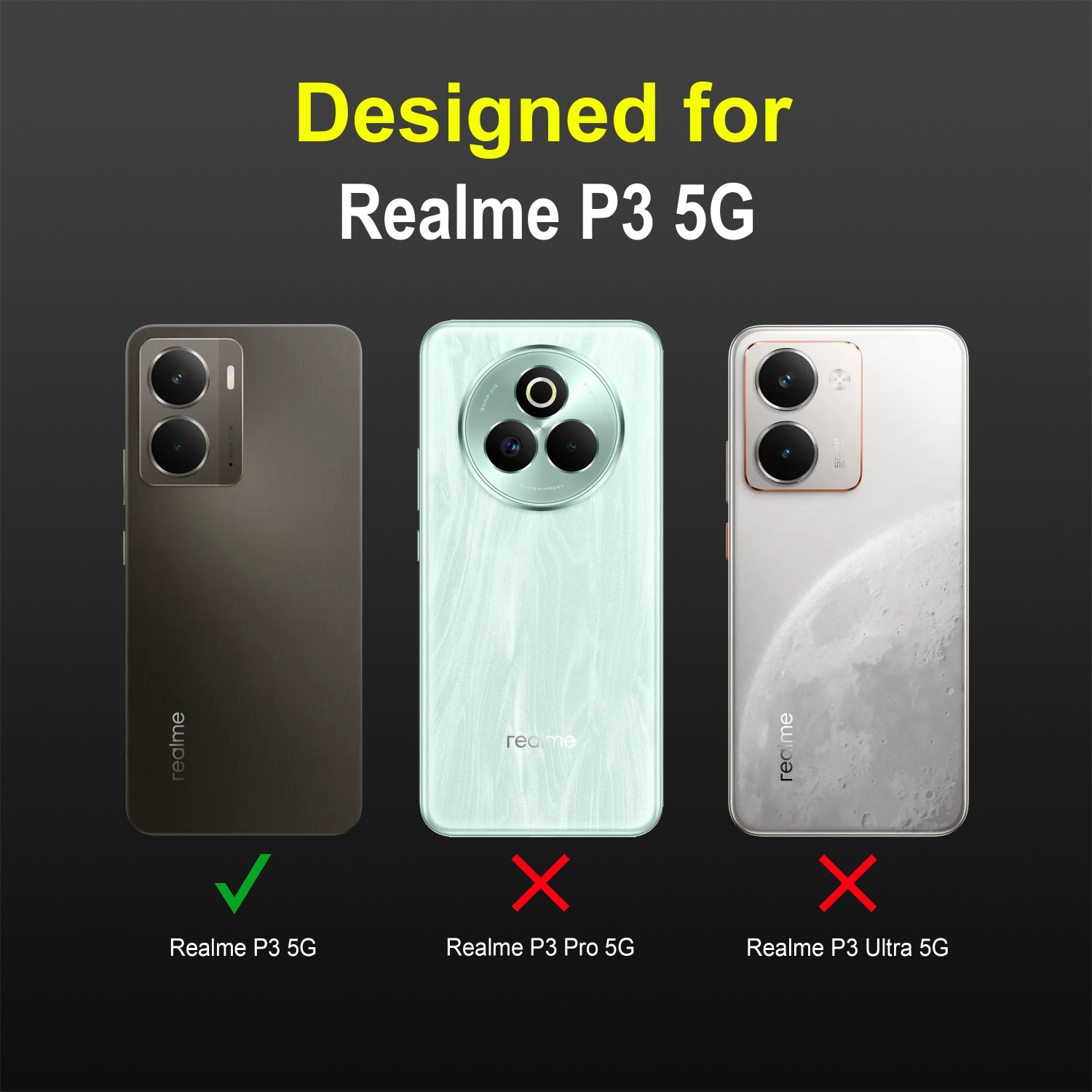 Image of GLOBAL NOMAD Back Cover for Realme P3 5G