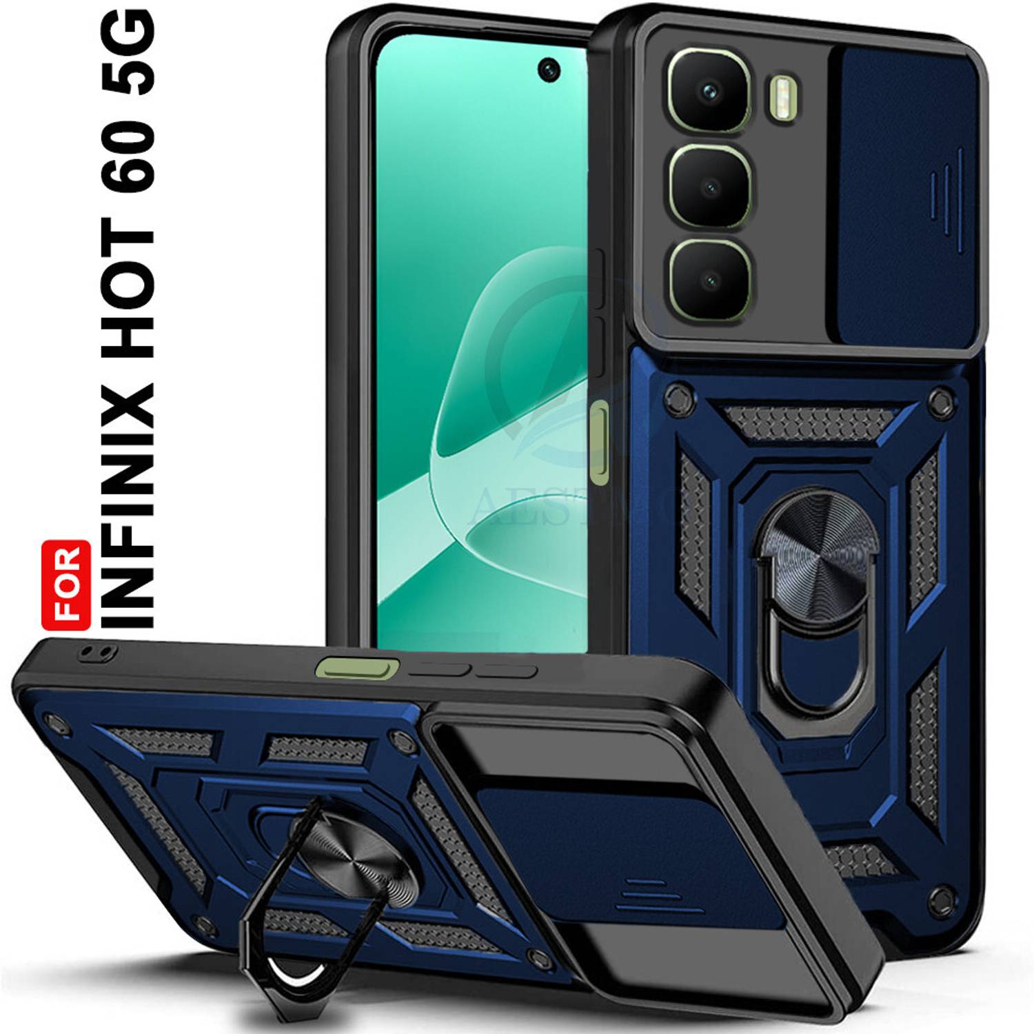 AESTMO Back Cover for Infinix Hot 60 5G