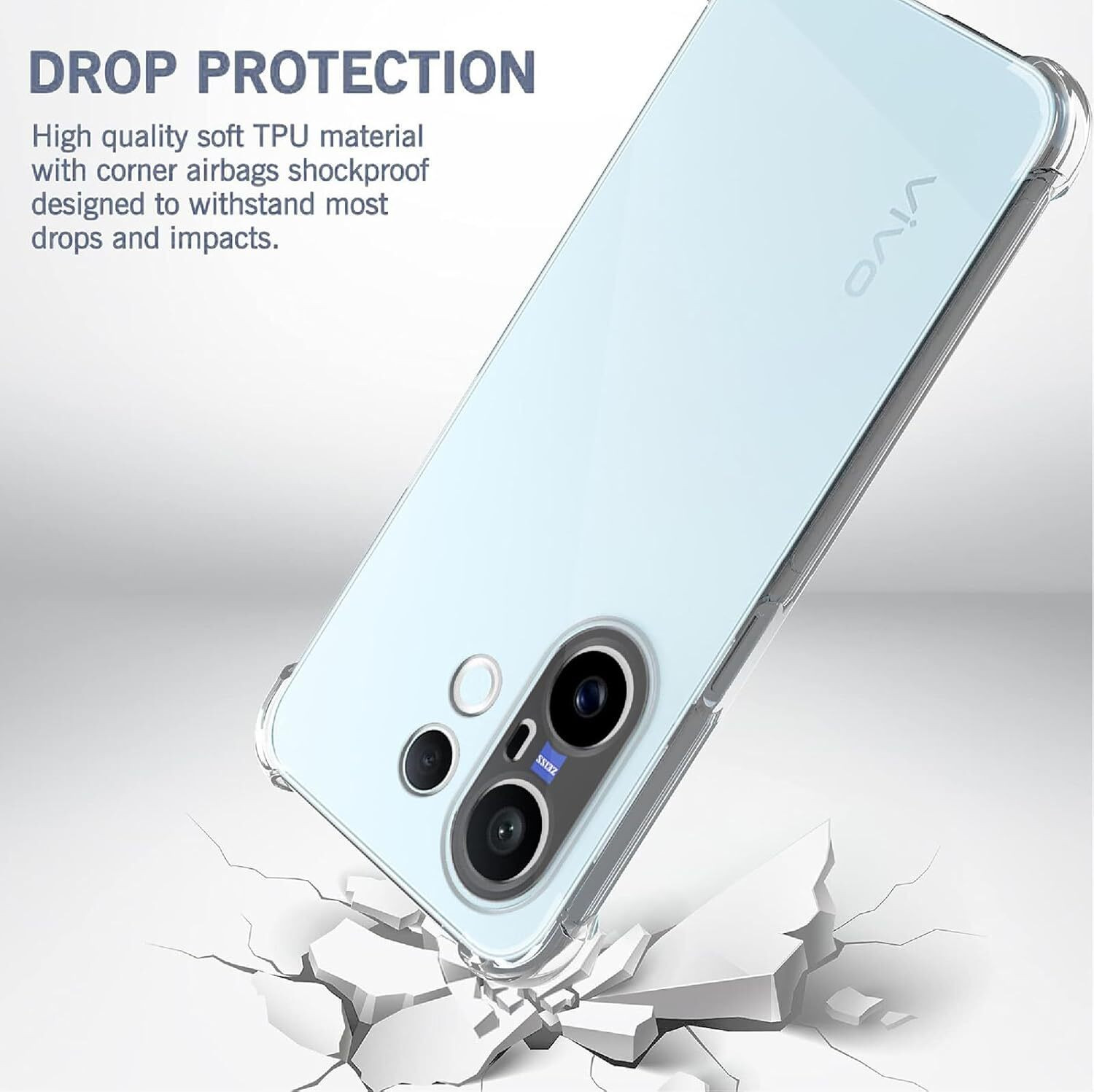 Image of ROYALBASE Back Cover for Vivo V60 5G [BM]