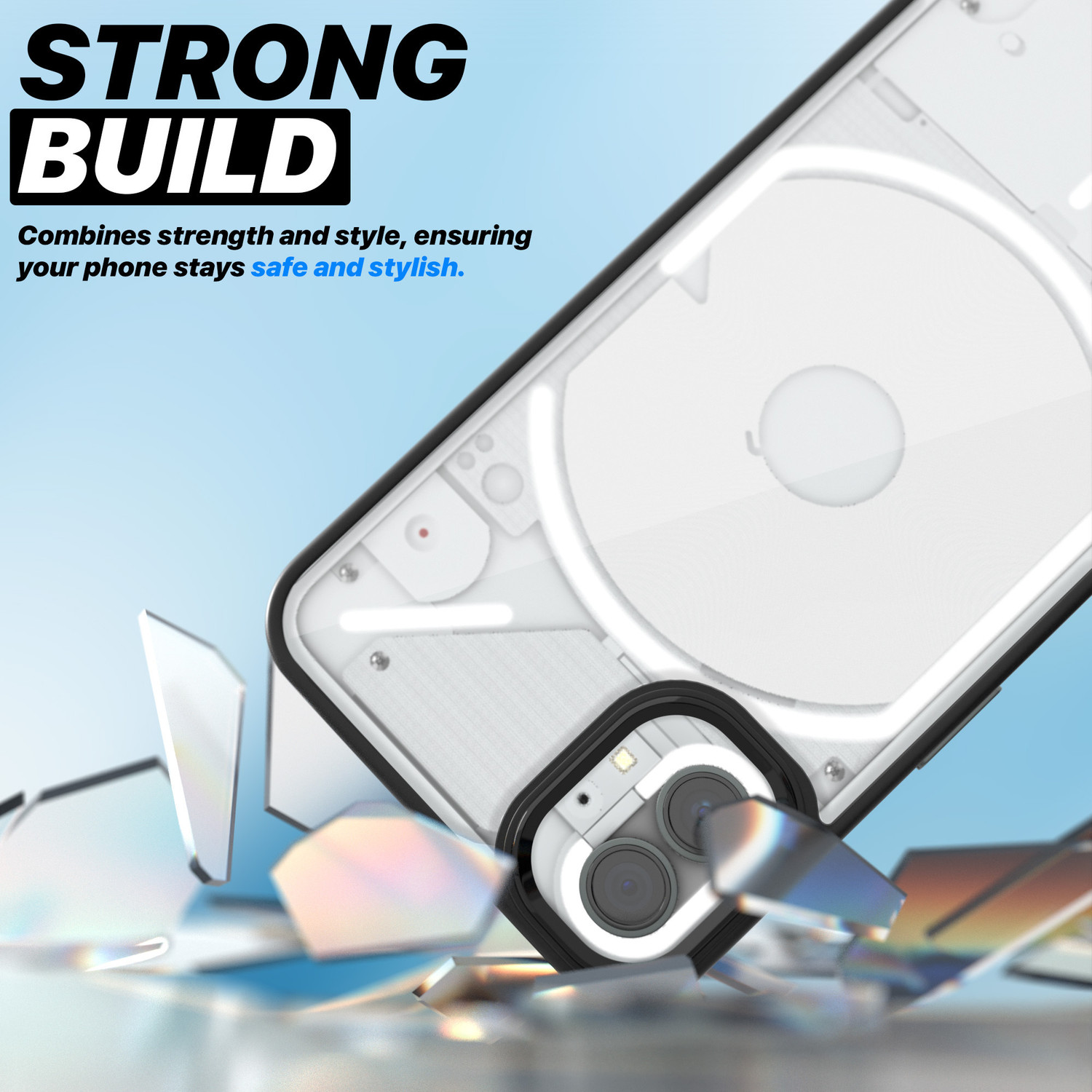 Image of Pikkme Back Cover for Nothing Phone (1)