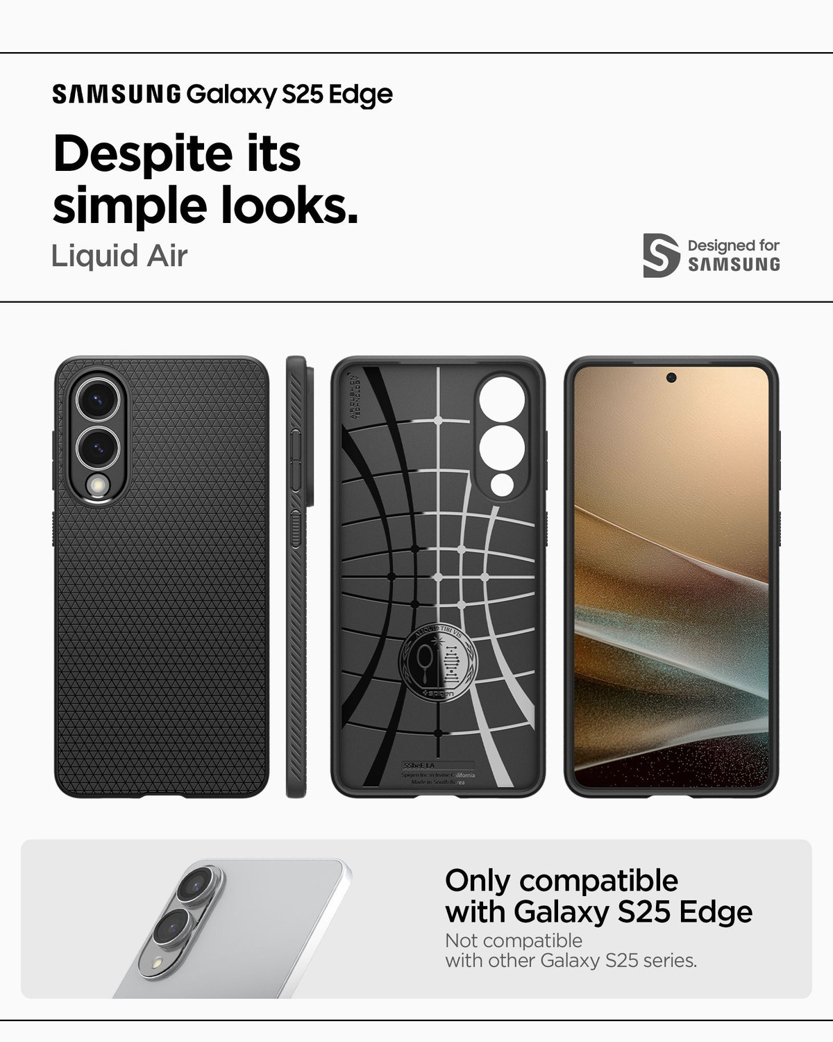 Image of Spigen Liquid Air Back Cover for Samsung Galaxy S25 Edge