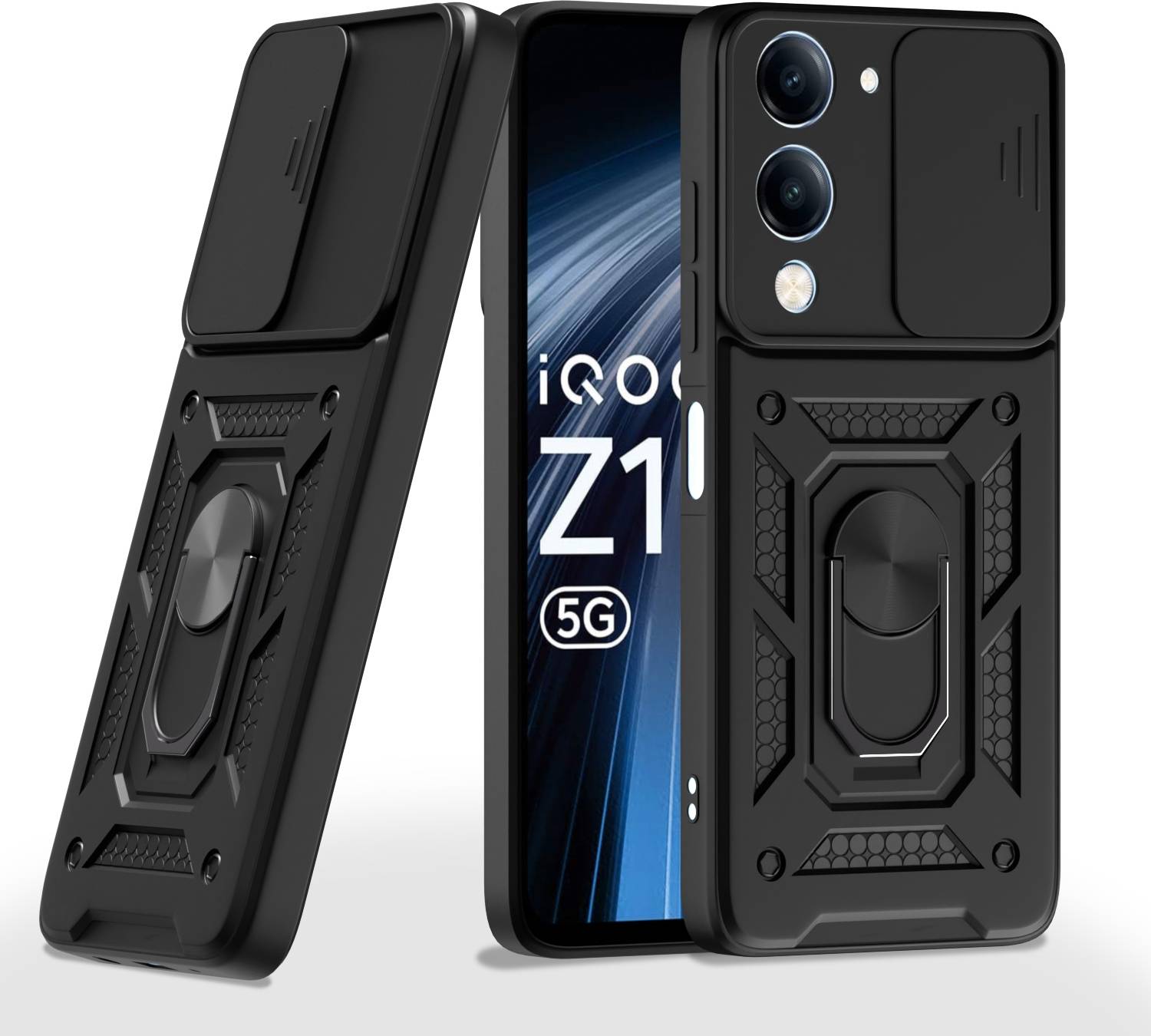 Pikkme Back Cover for Vivo T4 Lite 5G Black - Image 1