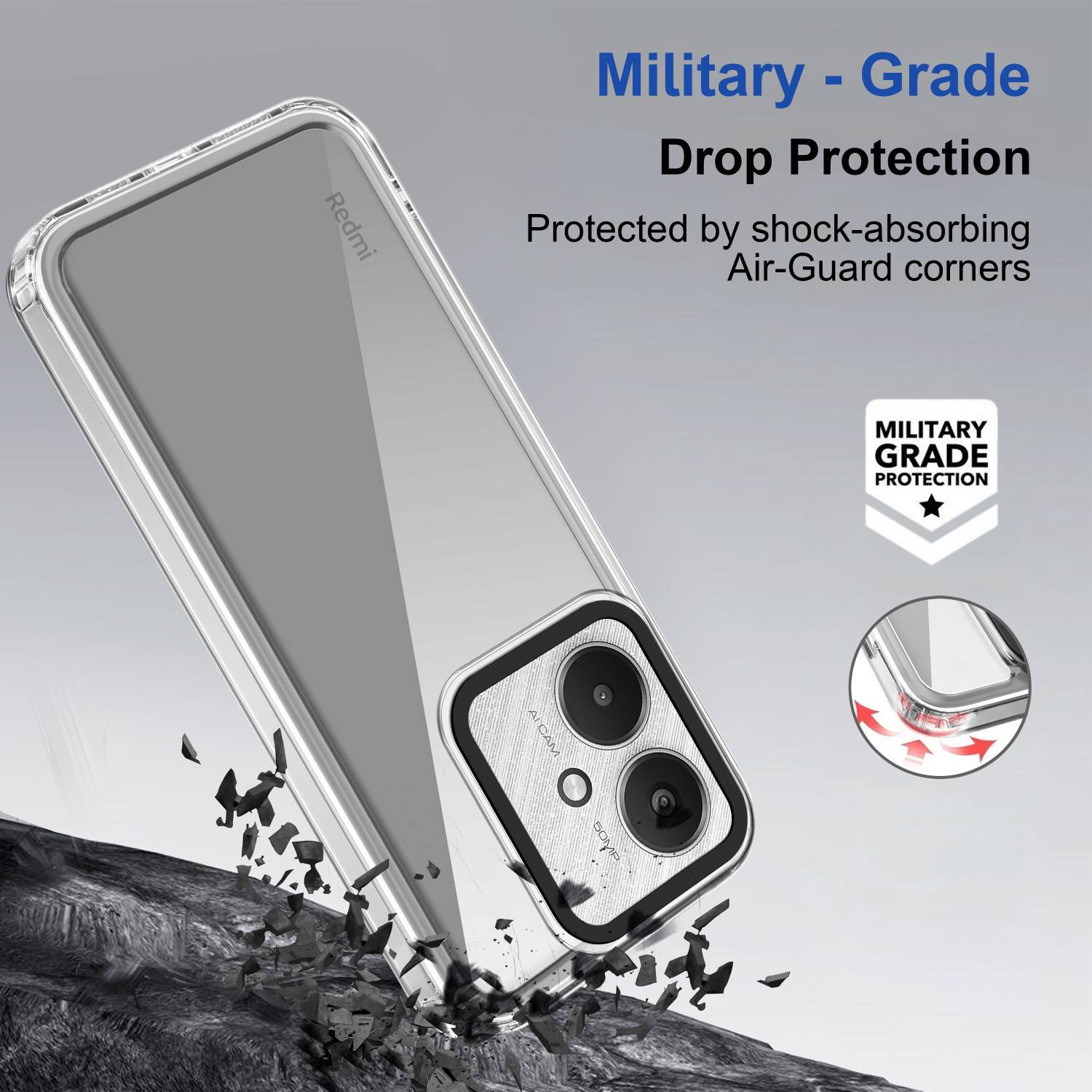 GLOBAL NOMAD Back Cover for Redmi 13C 4G - Image 3