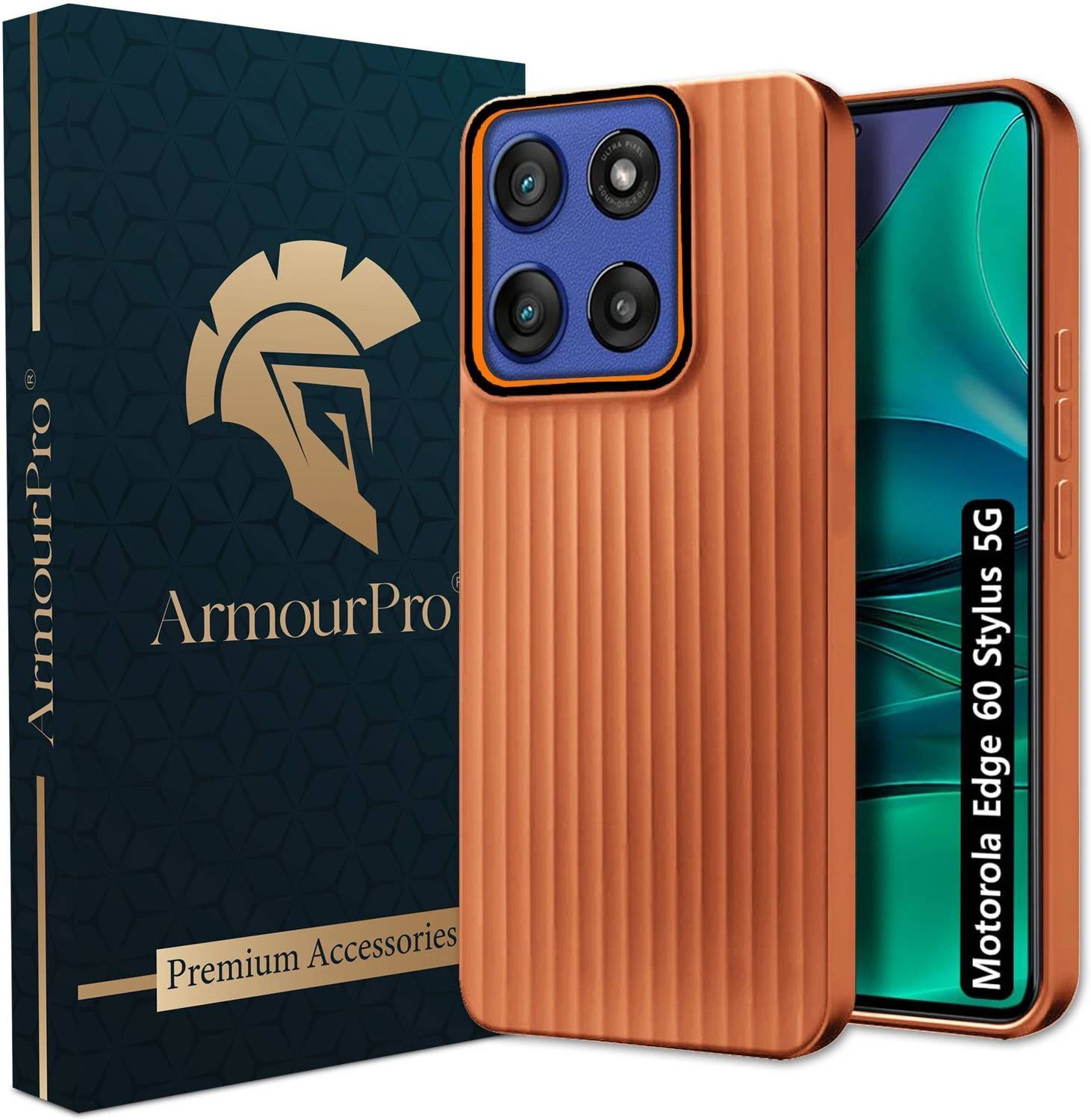ArmourPro Back Cover for MOTOROLA Edge 60 Stylus, Moto 60 Stylus, Ringline Case