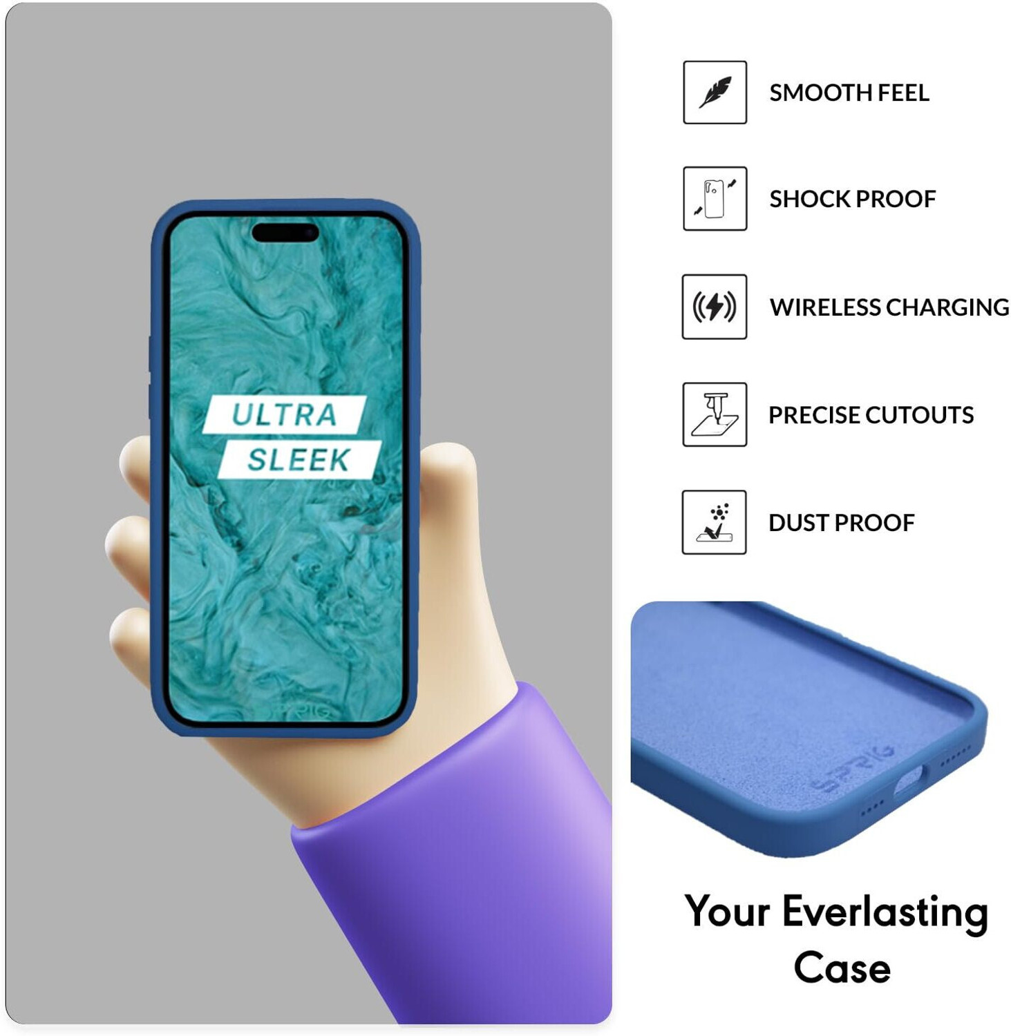 Image of Sprig Back Cover for Apple iPhone 15, Apple iPhone 15, Apple iPhone 15