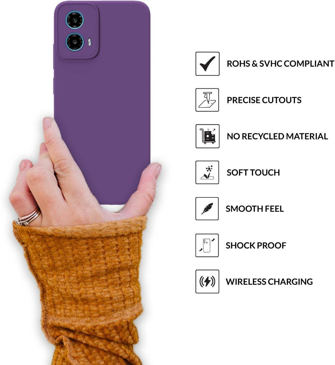 Image of Sprig Back Cover for MOTOROLA g45 5G, G45