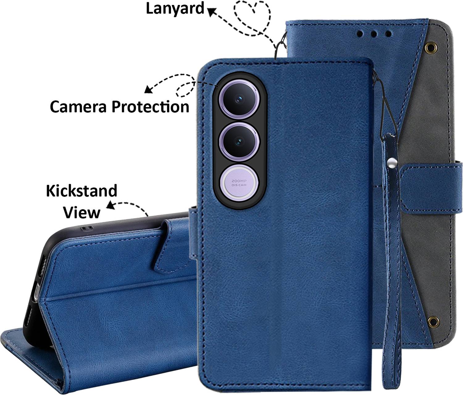 Autofocus Back Cover for Vivo V70 FE