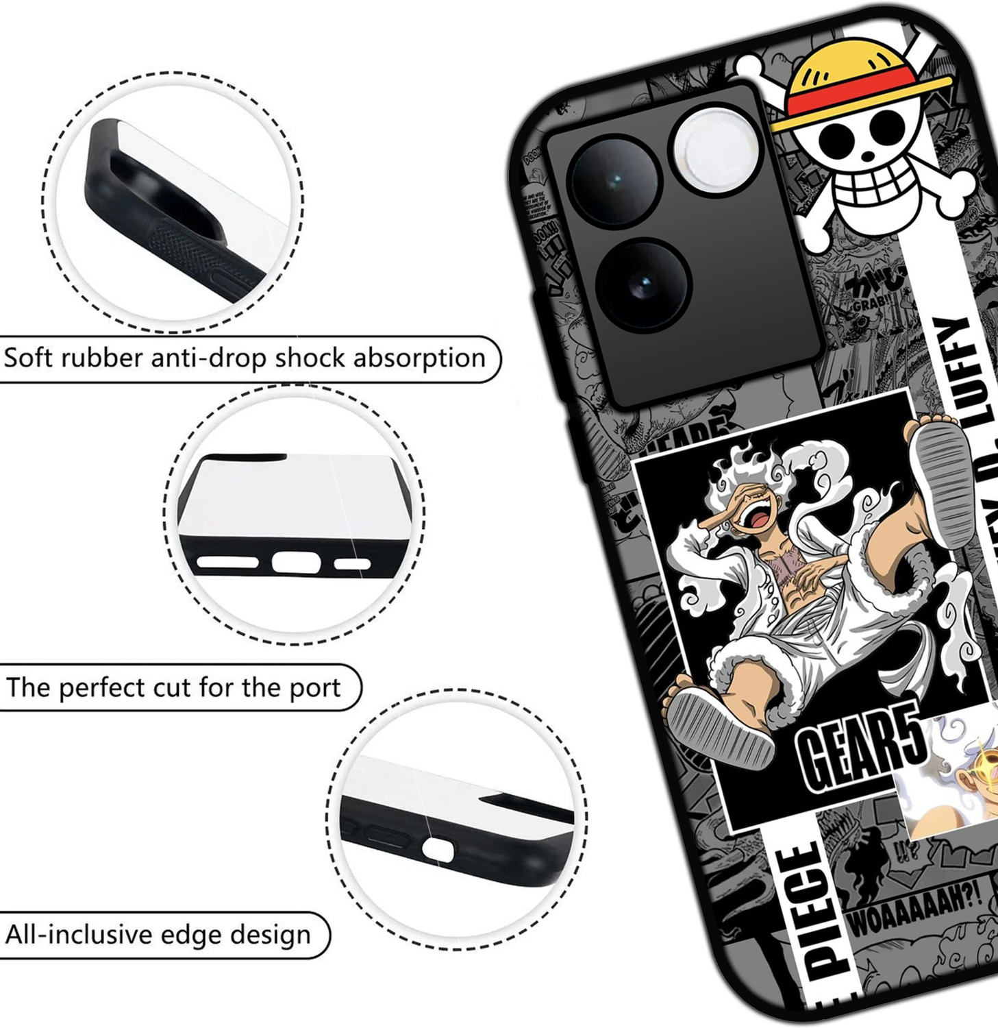 Image of Smutty Back Cover for IQOO Z7 Pro