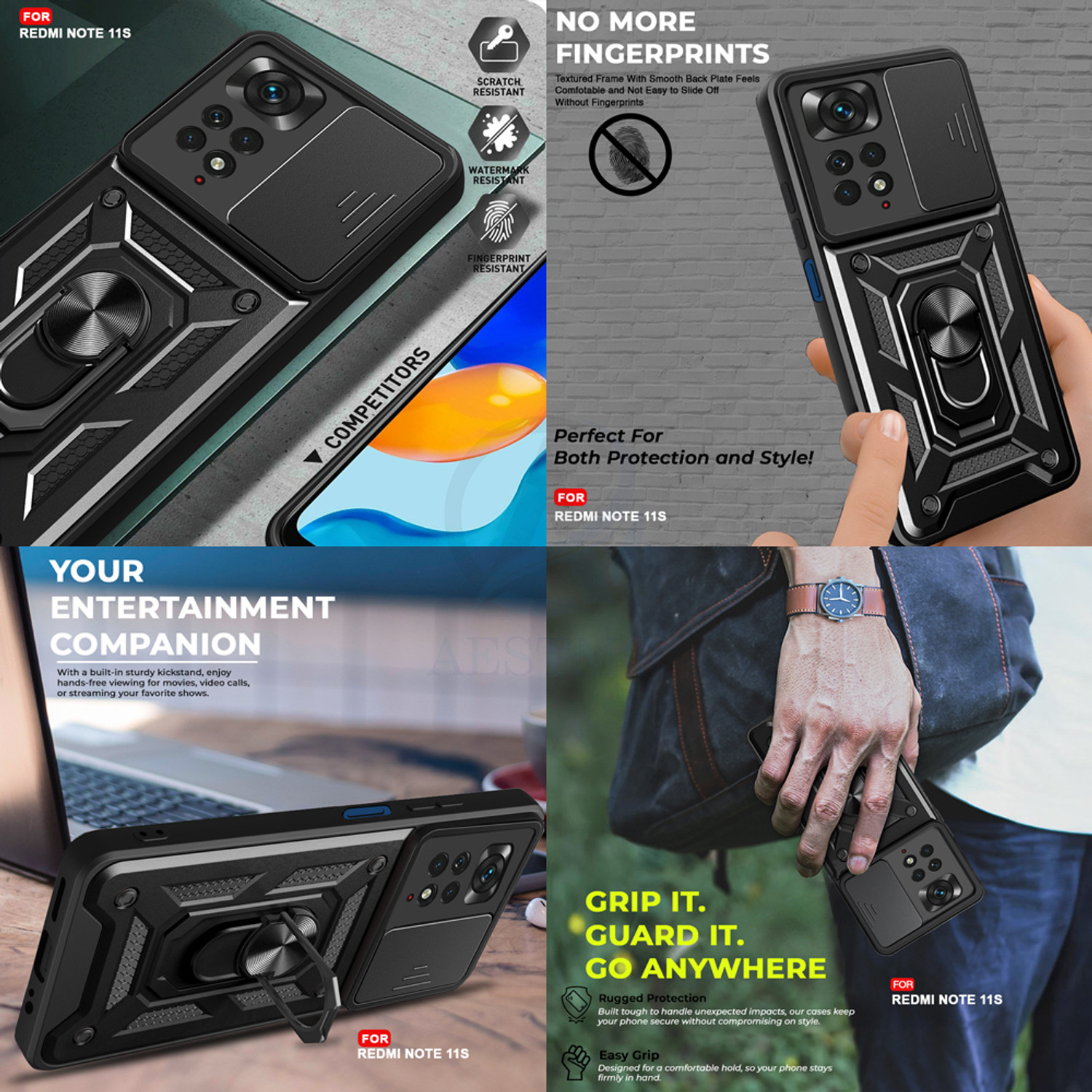 Image of AESTMO Back Cover for Redmi Note 11S
