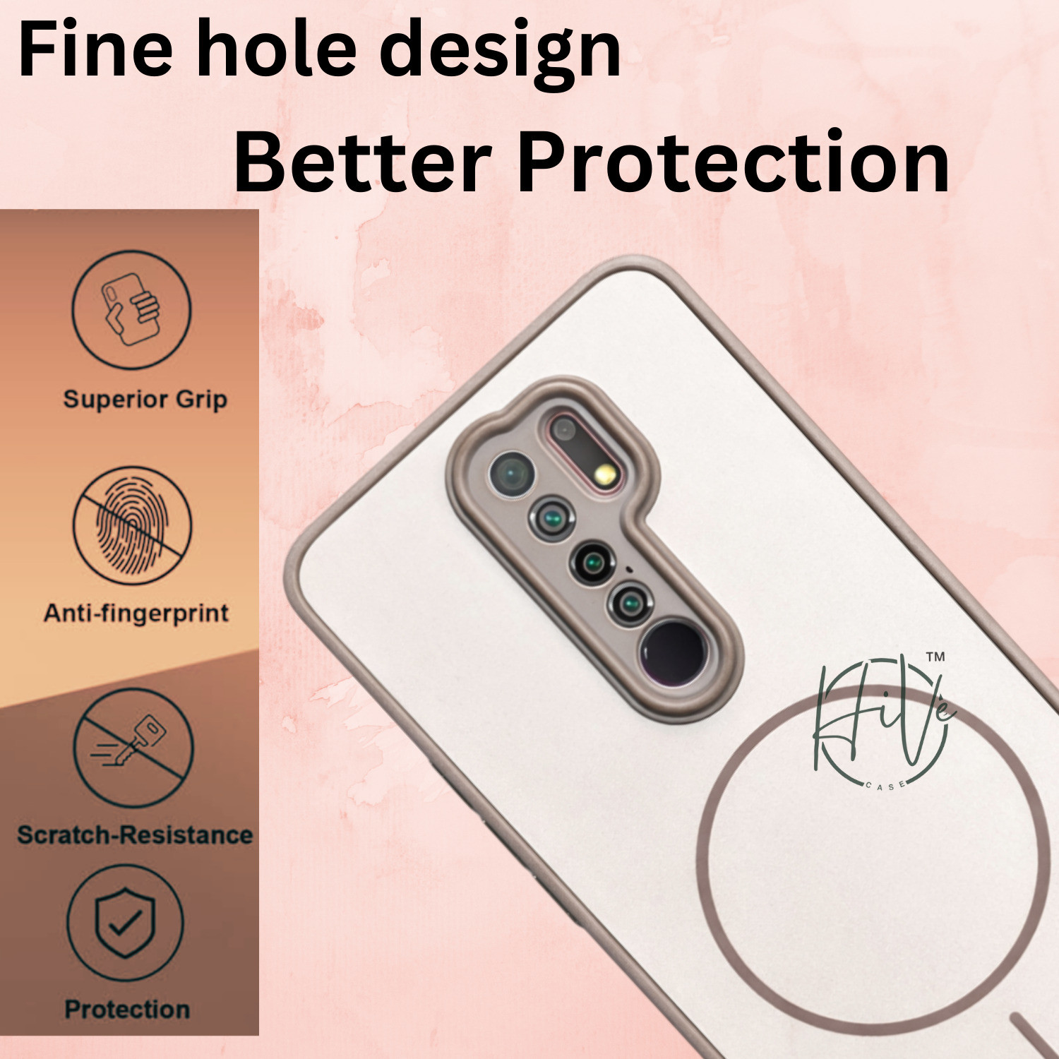 Image of Hive Back Cover for Redmi 9 Prime 4G, POCO M2