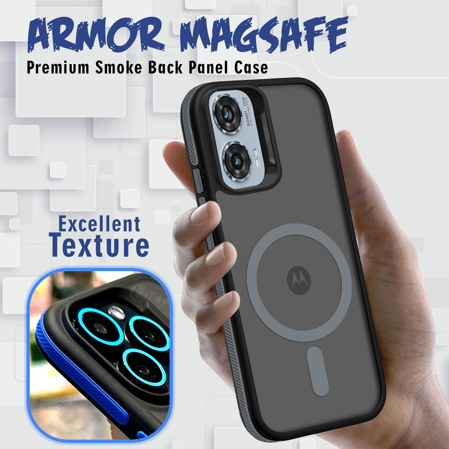 Image of V-TAN Back Cover for MOTOROLA Edge 50 Fusion