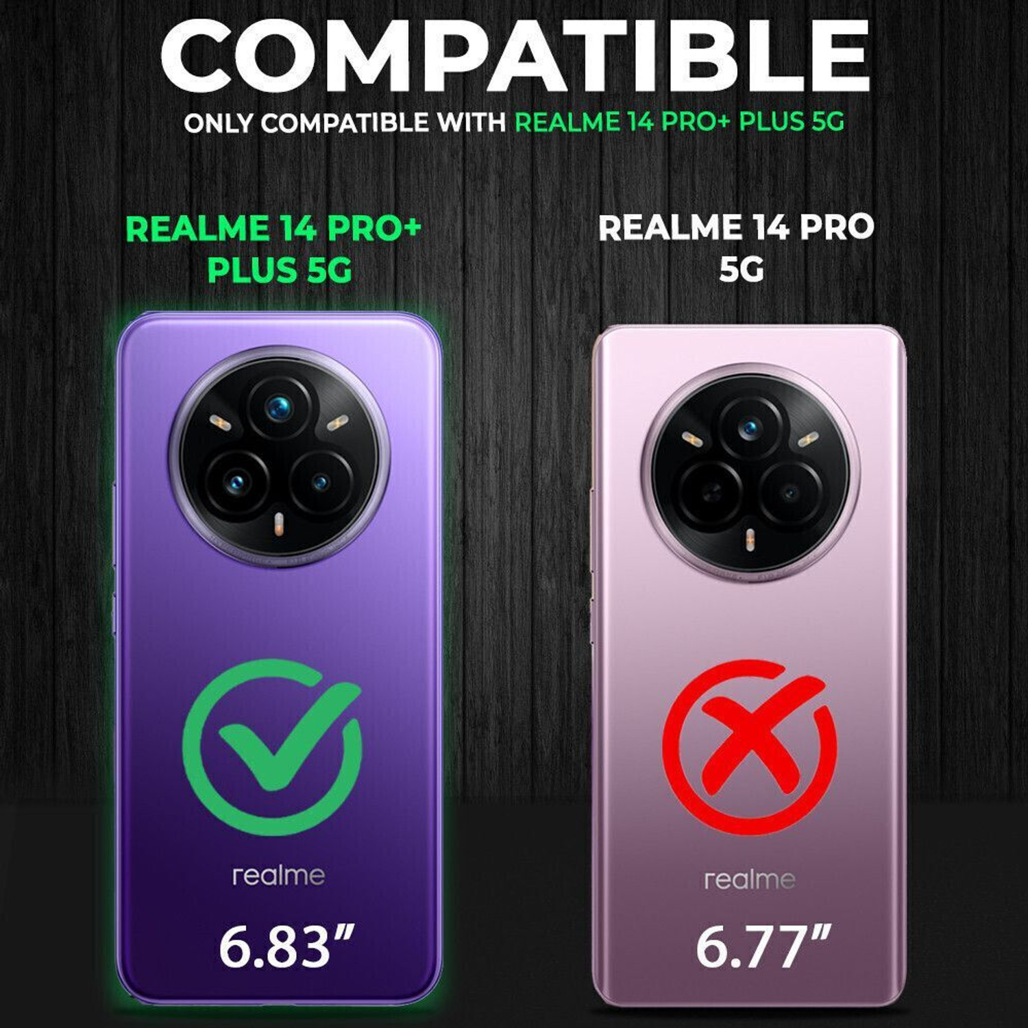 Image of AESTMO Back Cover for Realme 14 Pro+ Plus 5G