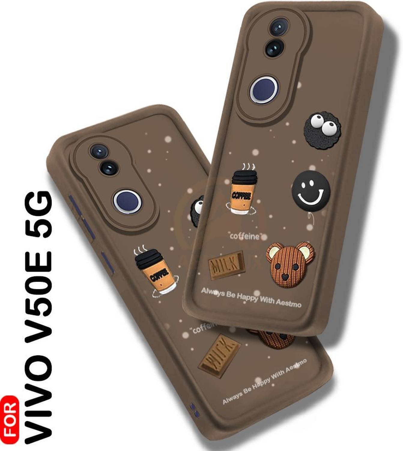 AelVouX Back Cover for Vivo V50E 5G