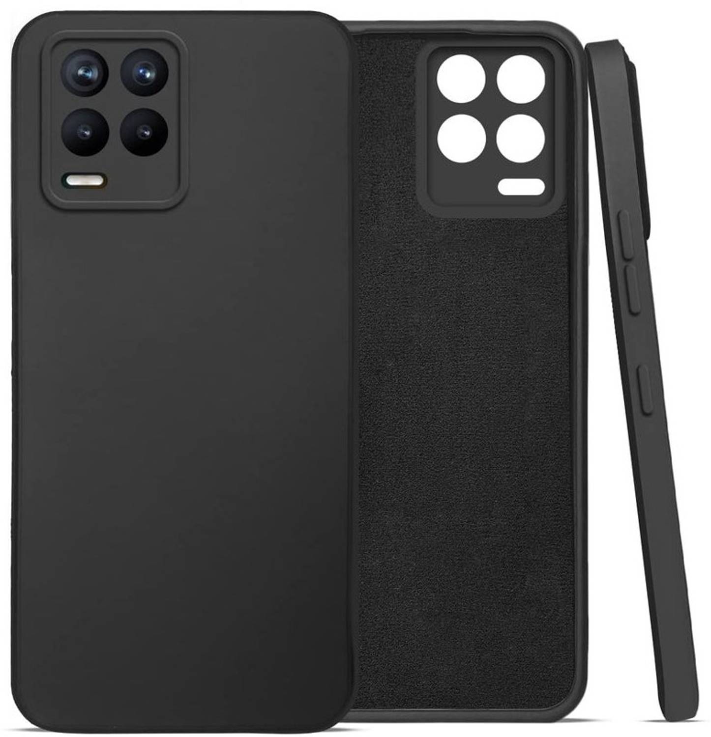 OuterCase Back Cover for Realme 8 4G Black - Image 1