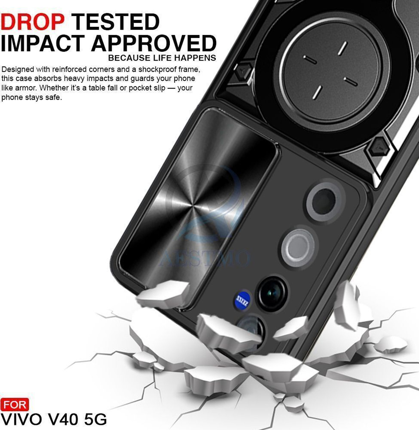 Image of AESTMO Back Cover for vivo V40 5G
