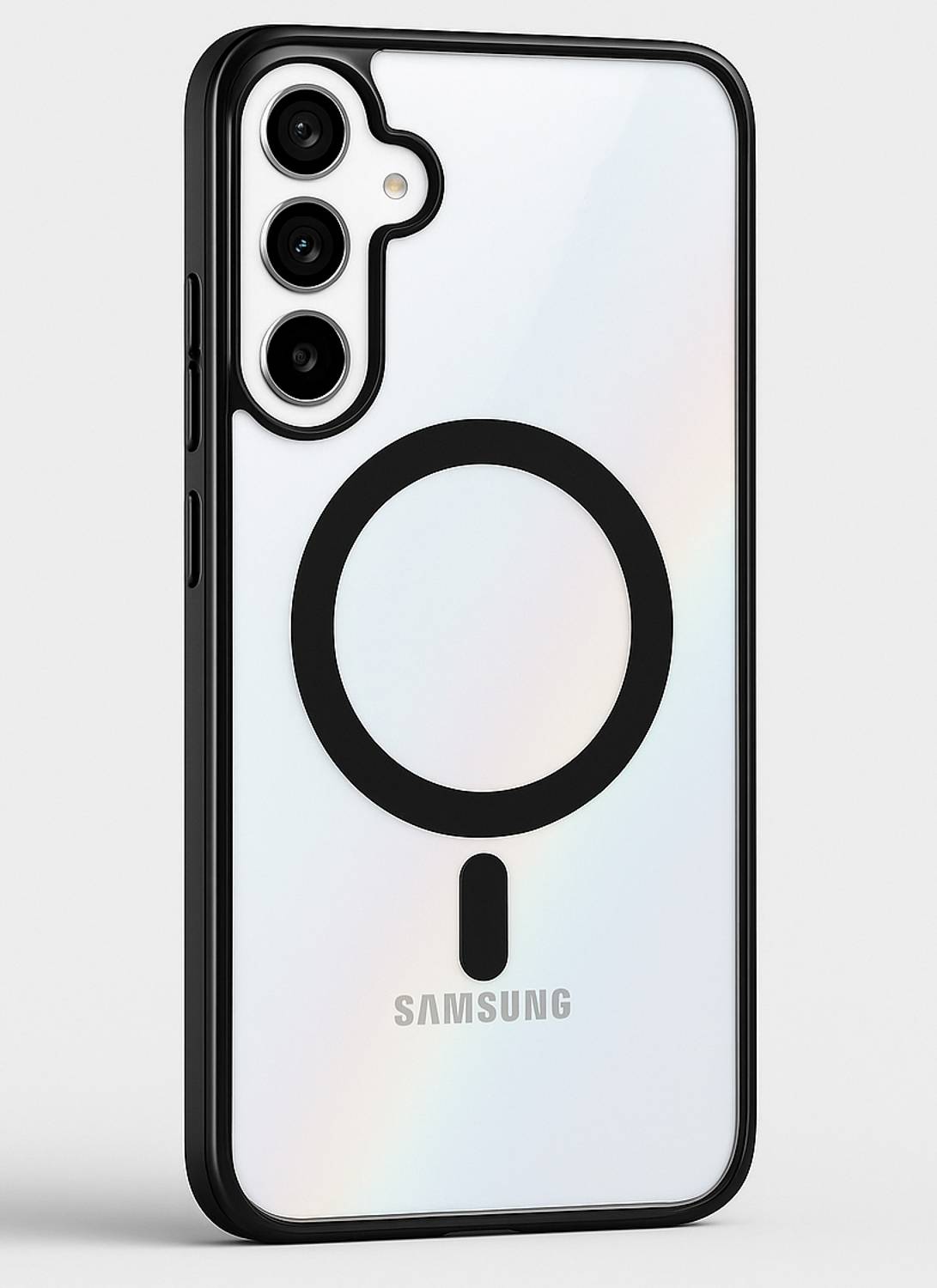 Arha Back Cover for Samsung Galaxy A35 5G | Magnetic Transparent Case| Shockproof Soft TPU Edges | Anti-Yellow