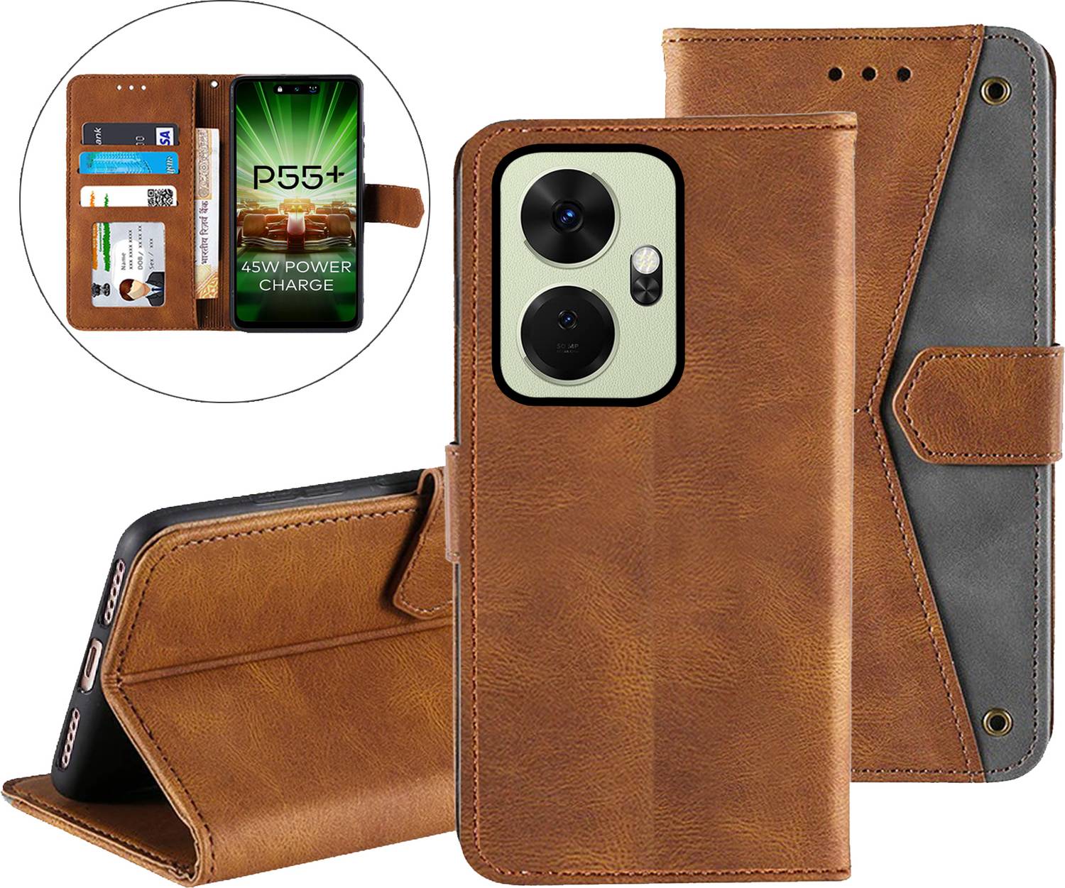 Autofocus Back Cover for Itel P55+ 4G