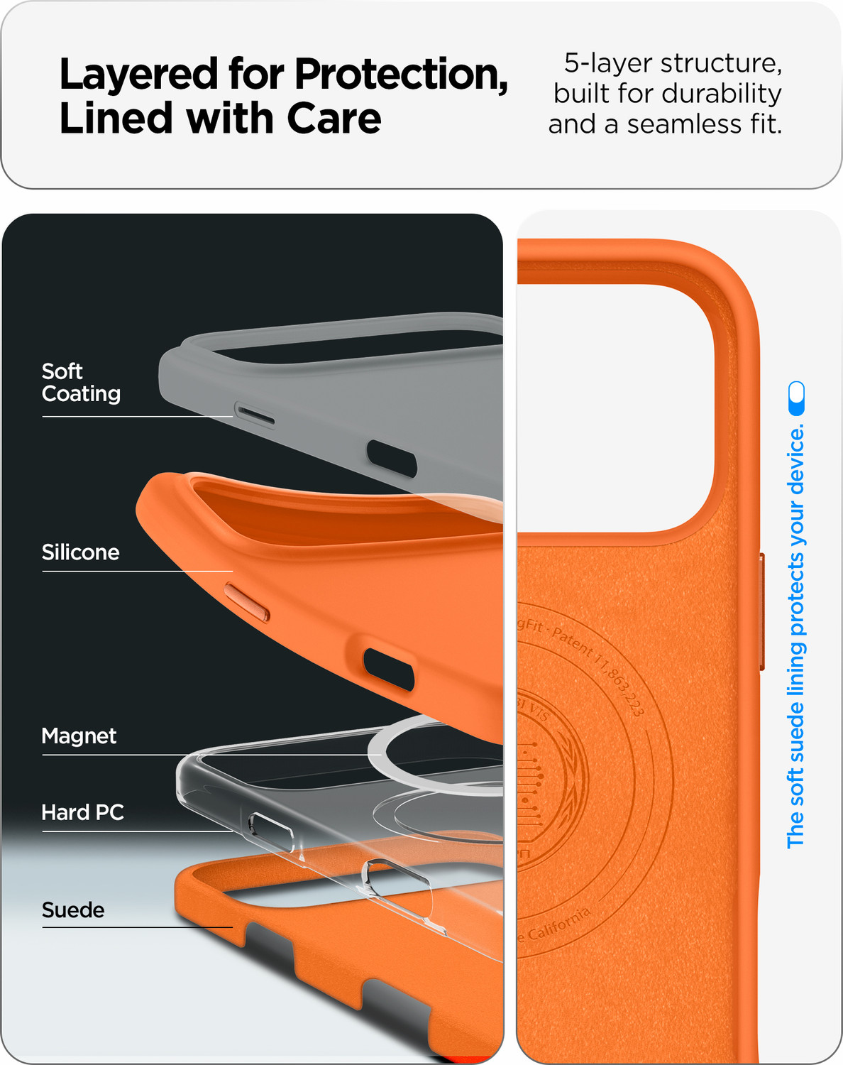 Image of Spigen Silicone Fit MagFit Back Cover for iPhone 17 Pro Max