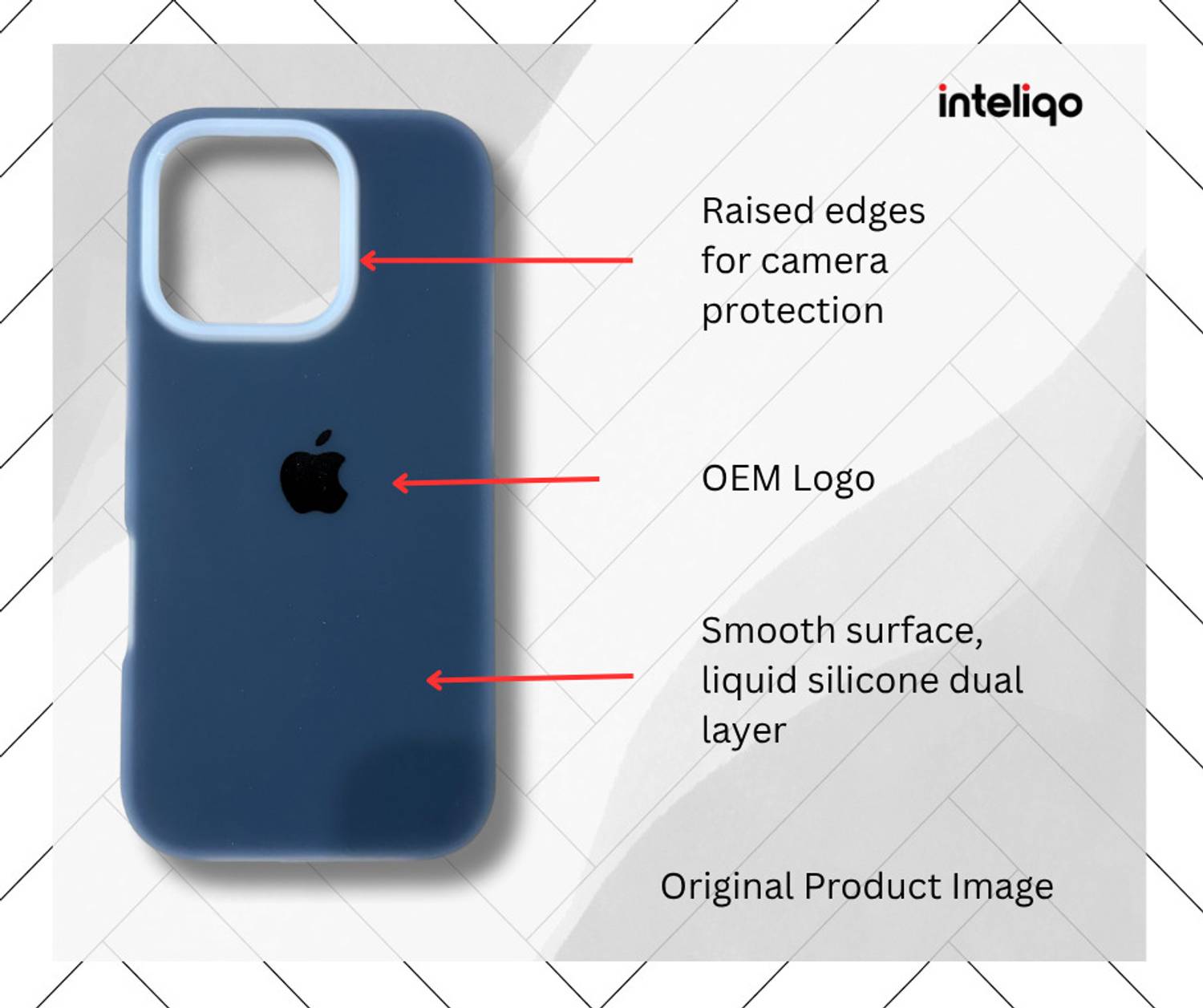 inteliqo iPhone 15 Back Cover Blue - Image 3