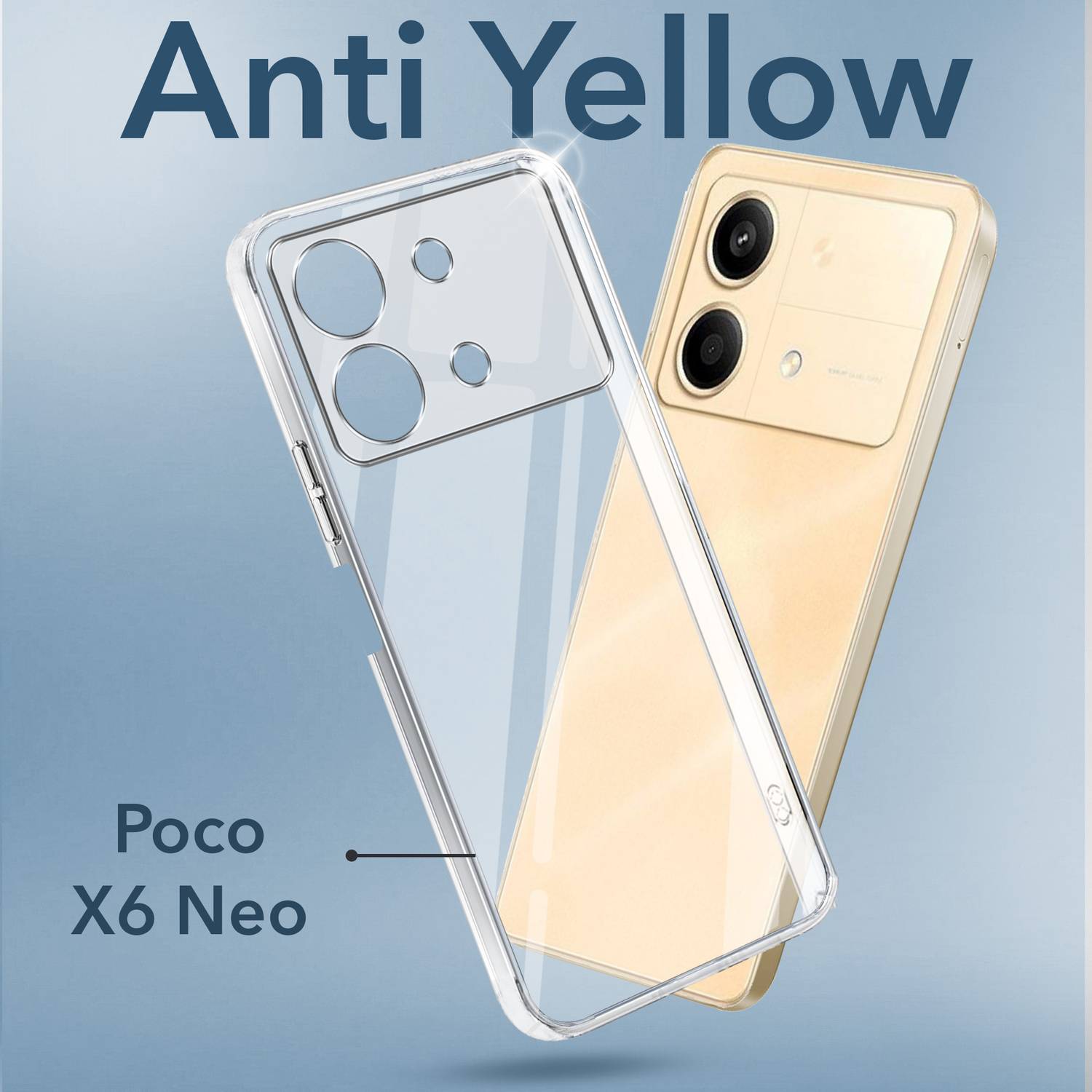 JKOBI Back Cover for Poco X6 Neo 5G - Image 1