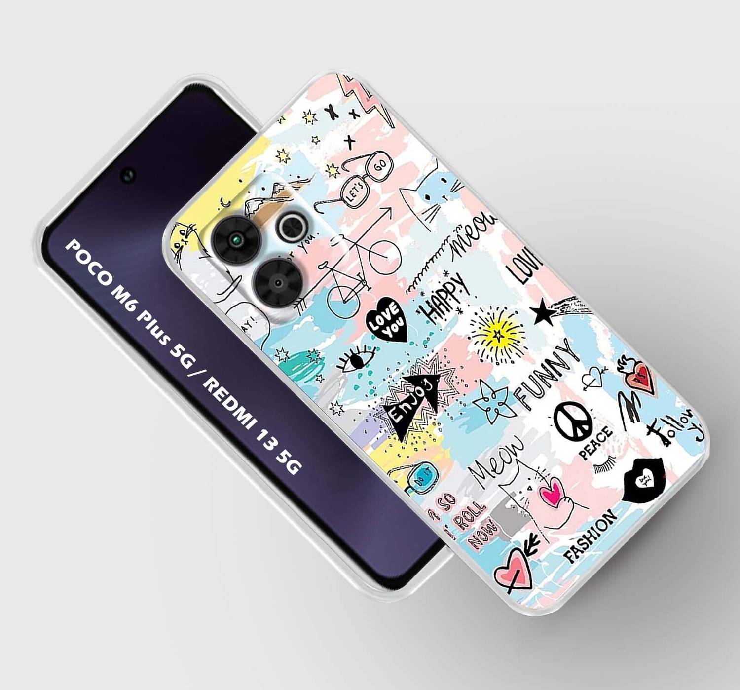 Artage Back Cover for POCO M6 Plus 5G