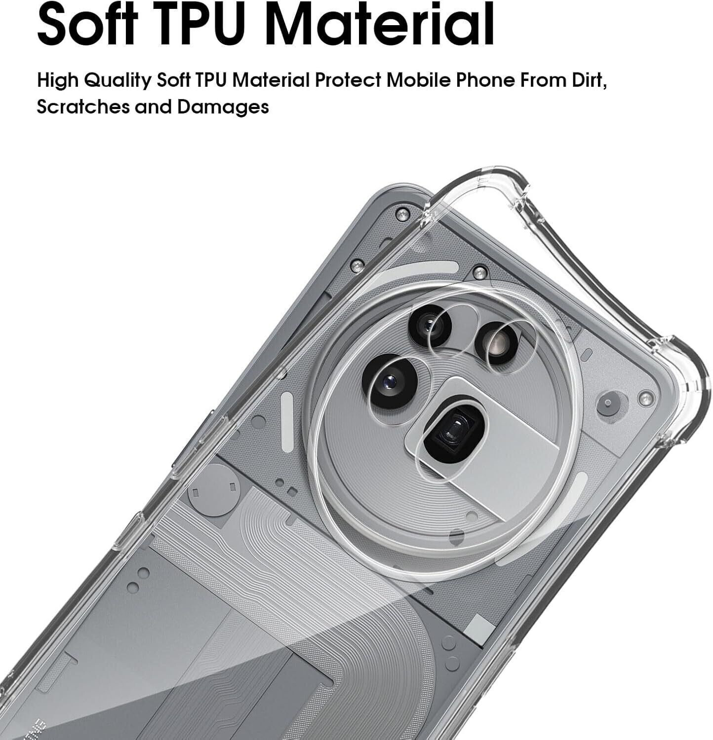 Image of CLOYAAR Back Cover for Nothing Phone (3a) Pro