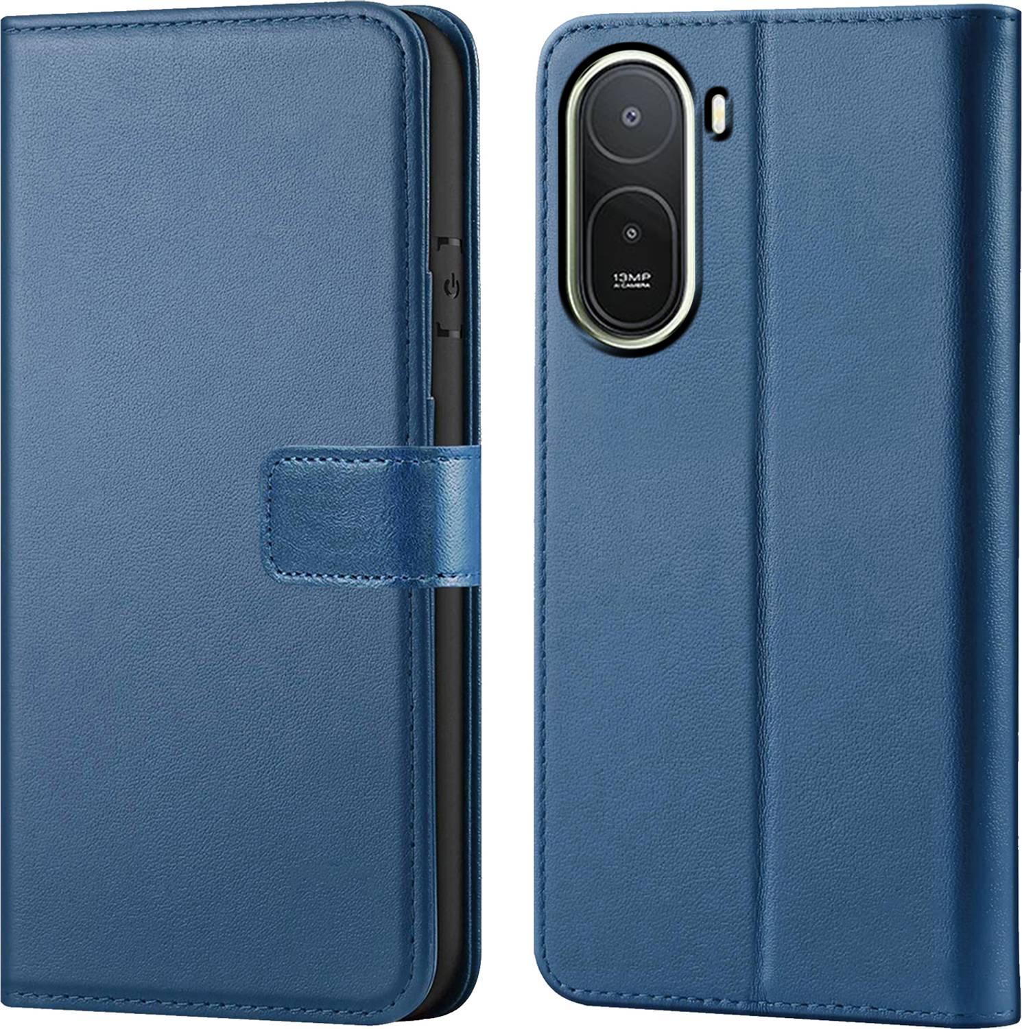 Forego Back Cover for REDMI A7 Pro 5G power Premium PU Leather Flip Cover with Card Slots & Stand Feature