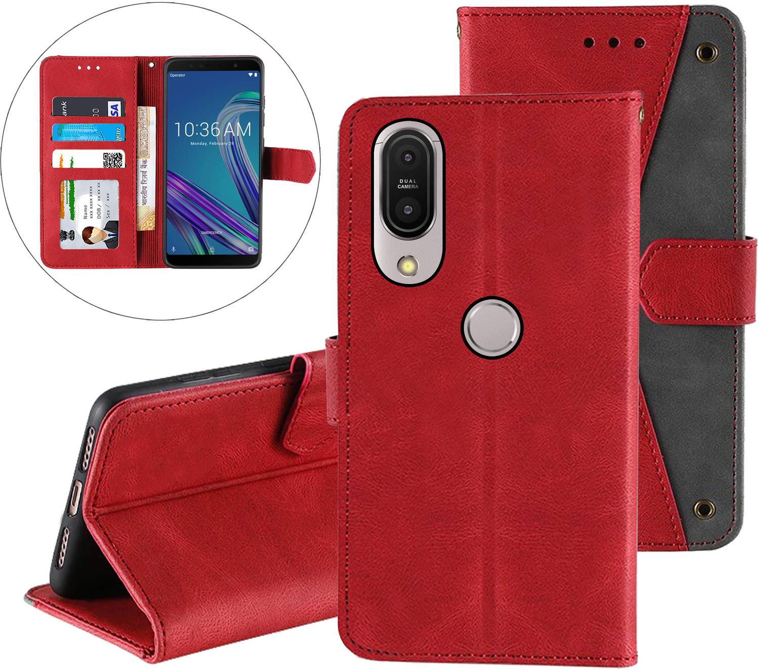 Autofocus Flip Cover for Asus Zenfone Max Pro M1