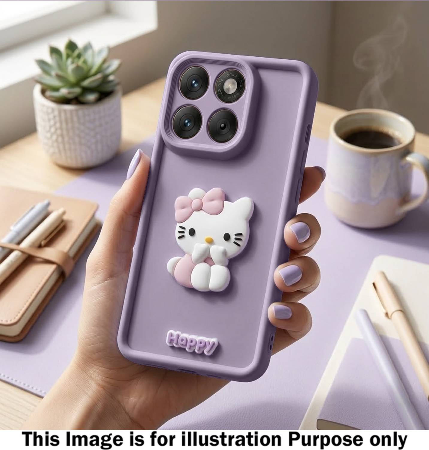 HUPSHY Back Cover for realme 15x 5G Purple - Image 5
