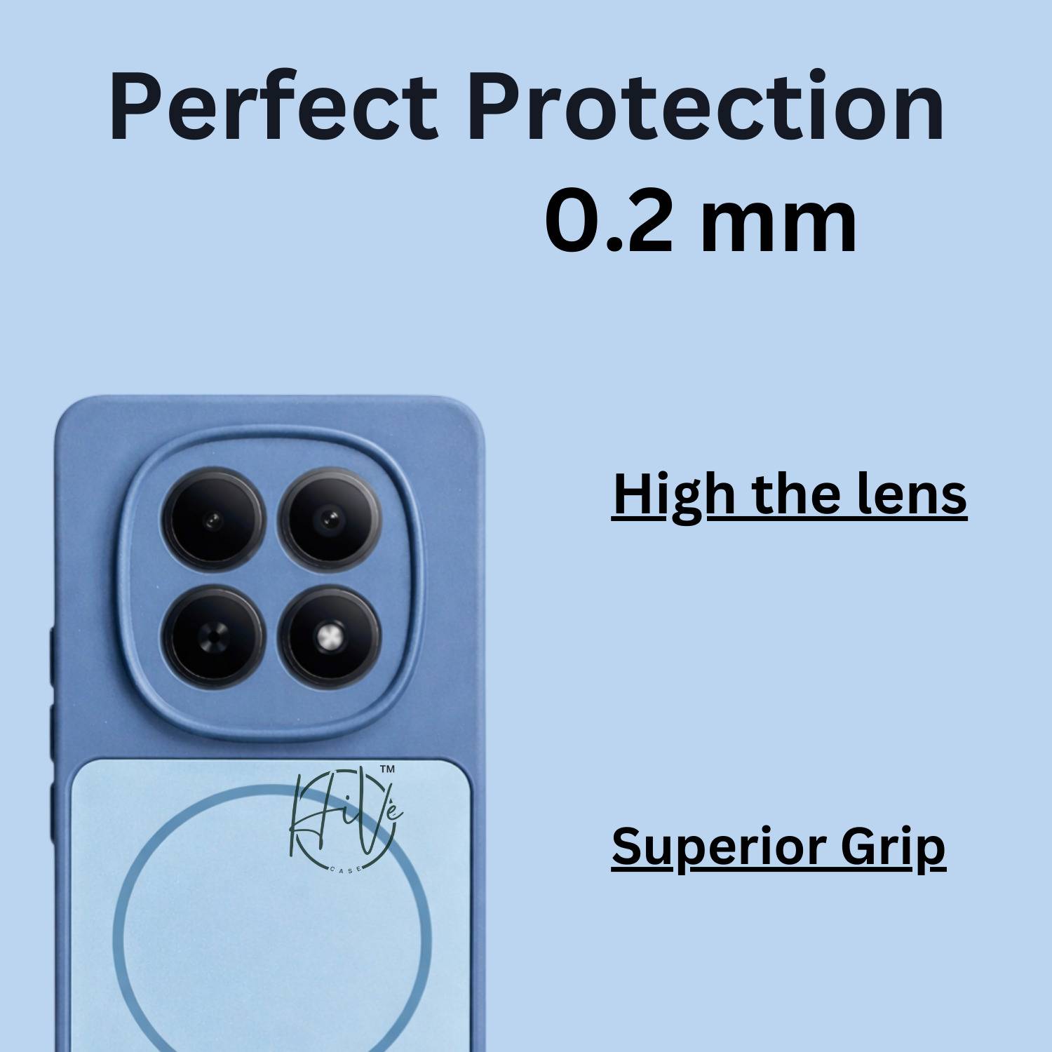 Hive Back Cover for Redmi Note 15 5G Blue - Image 4