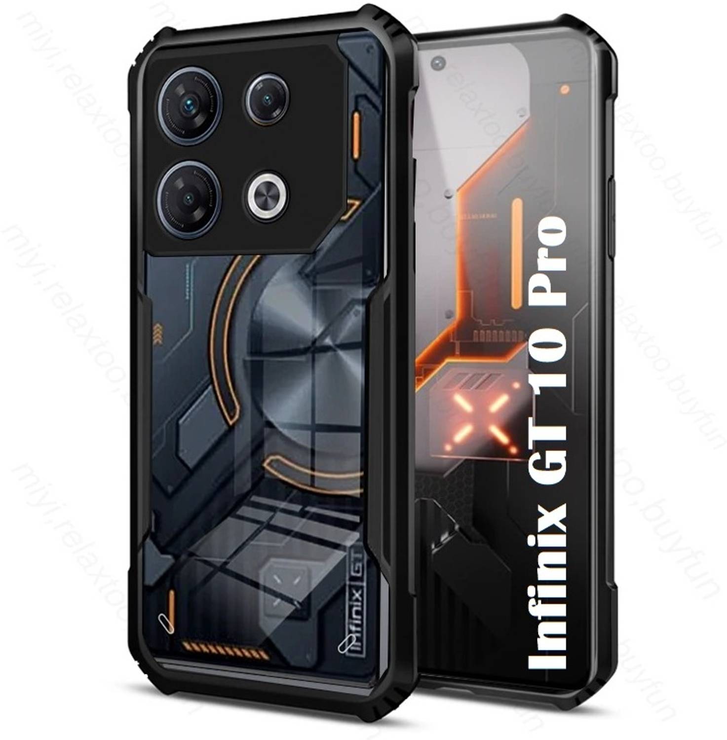 Aaralhub Back Cover for Infinix GT 10 Pro, Infinix GT 10 Pro 5G