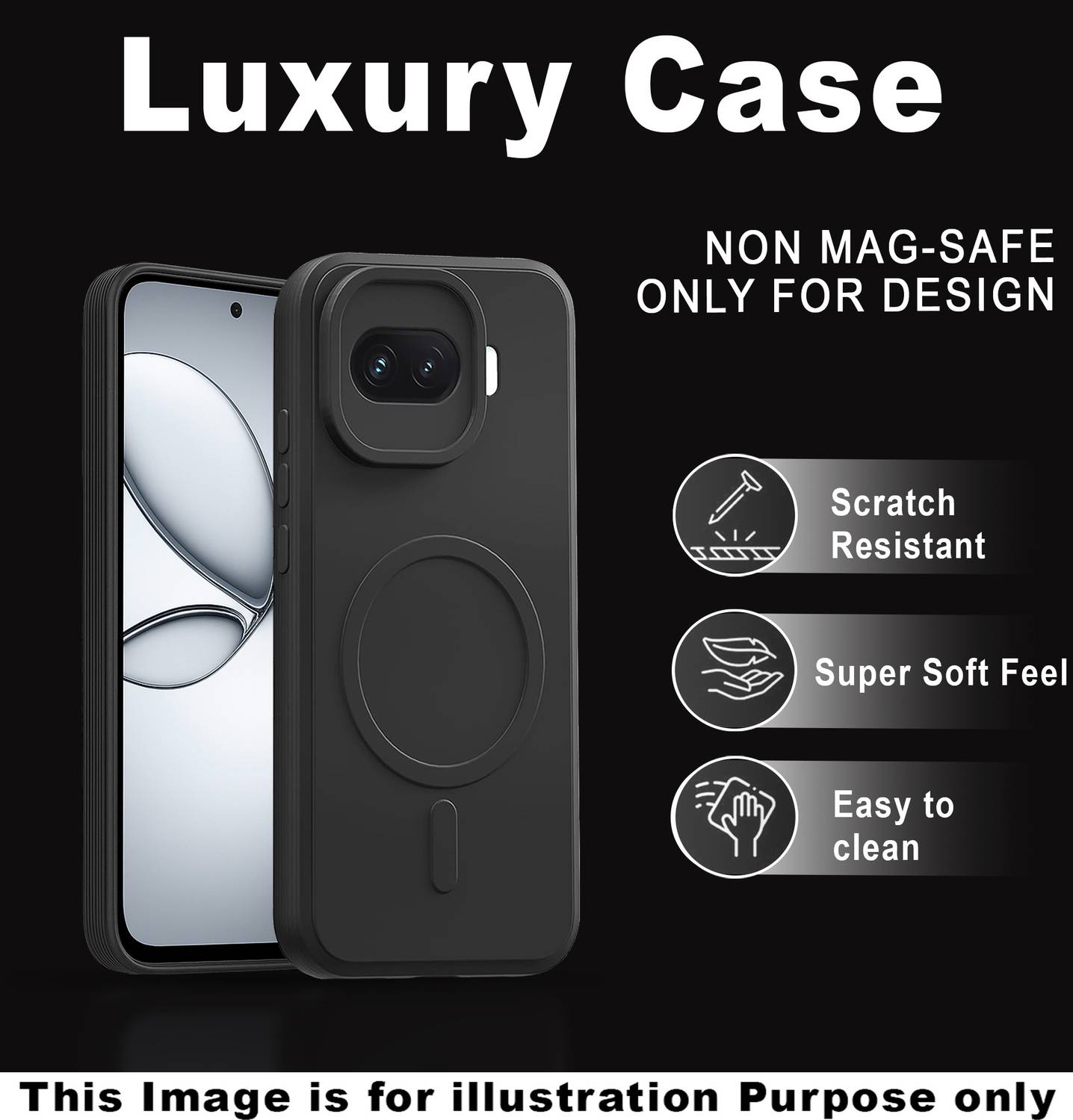 GLOBAL NOMAD Back Cover for vivo S2 Black - Image 2