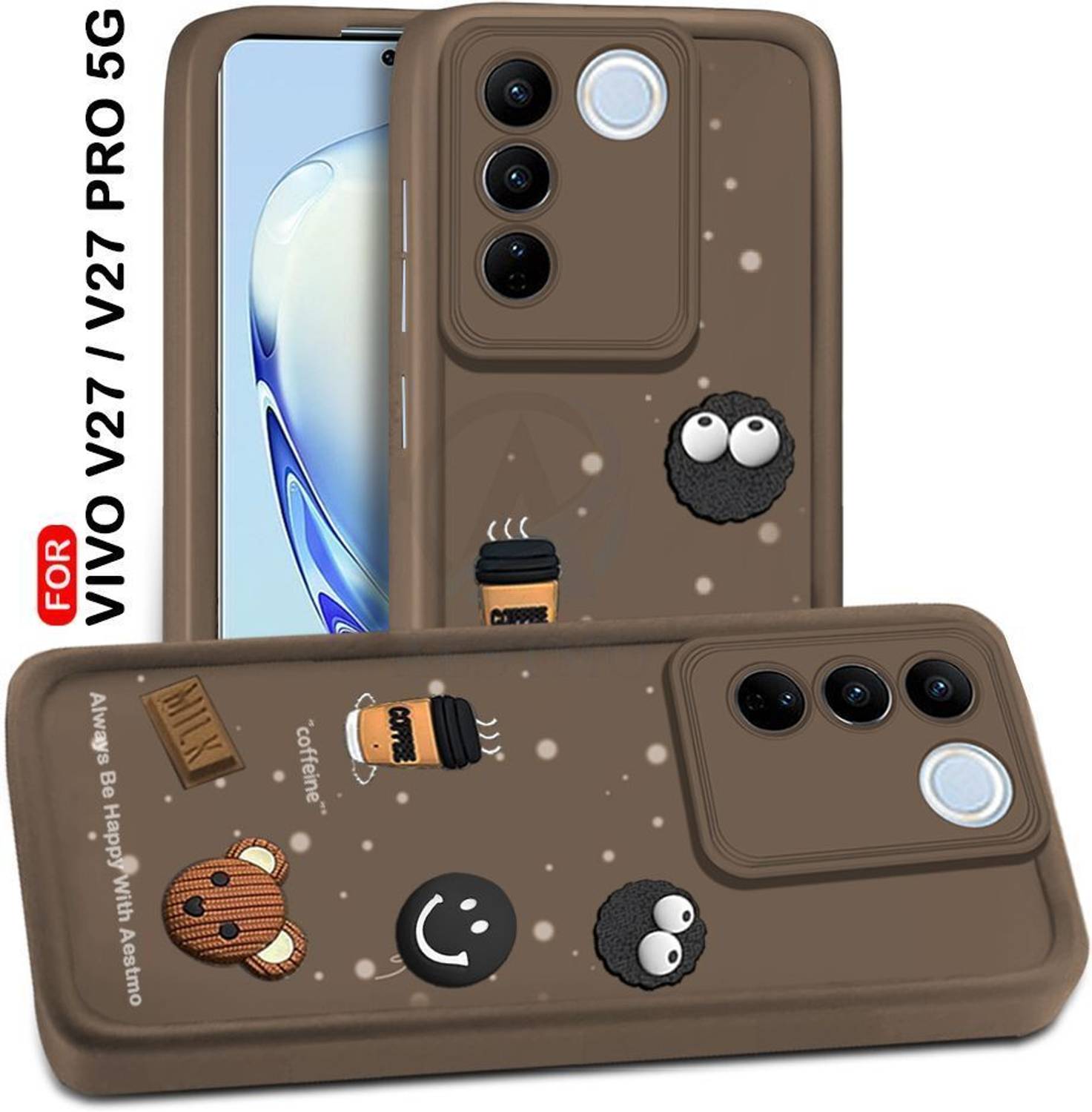 AESTMO Back Cover for Vivo V27, Vivo V27 Pro