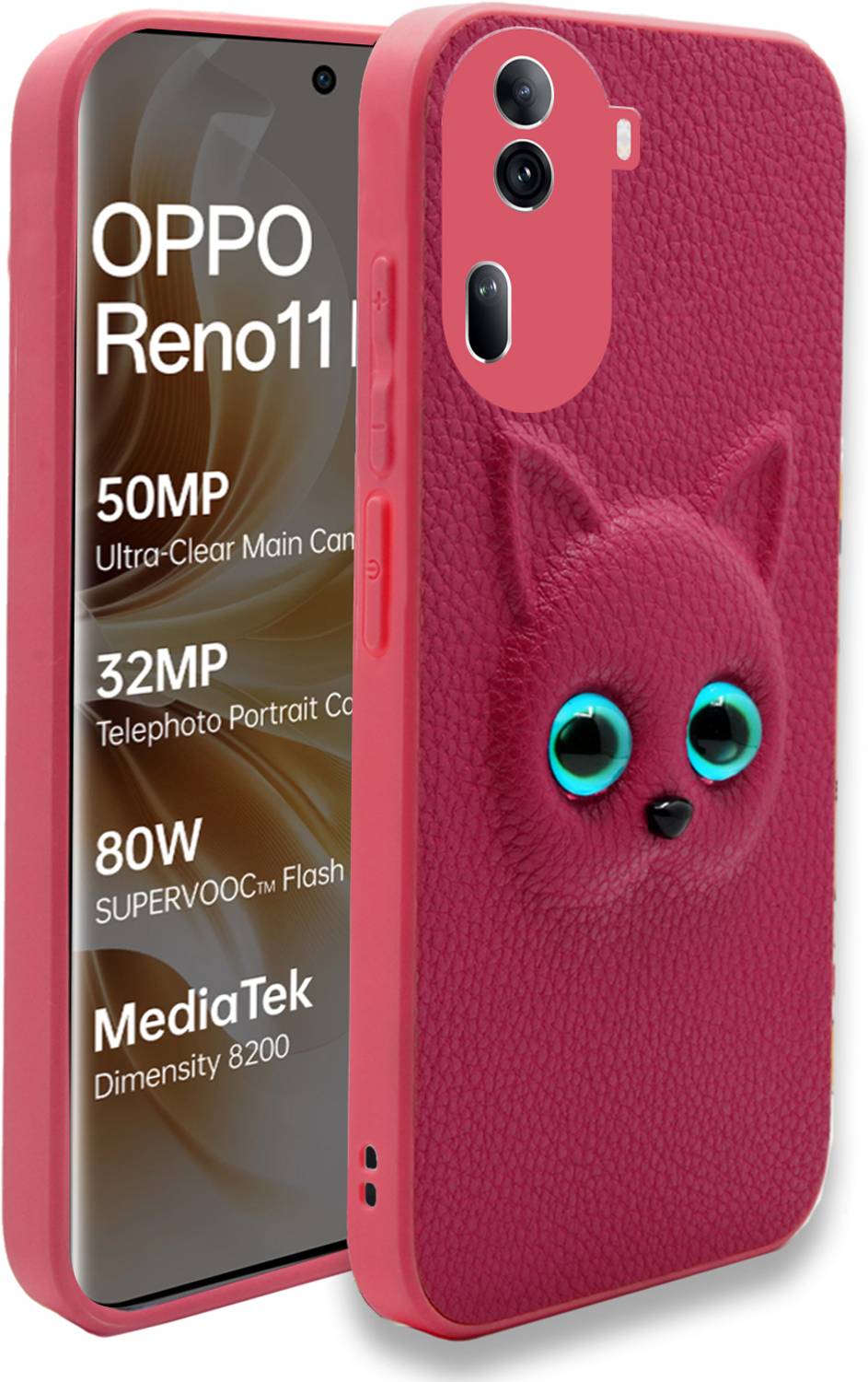 BOZTI Back Cover for Oppo Reno 11 Pro 5G