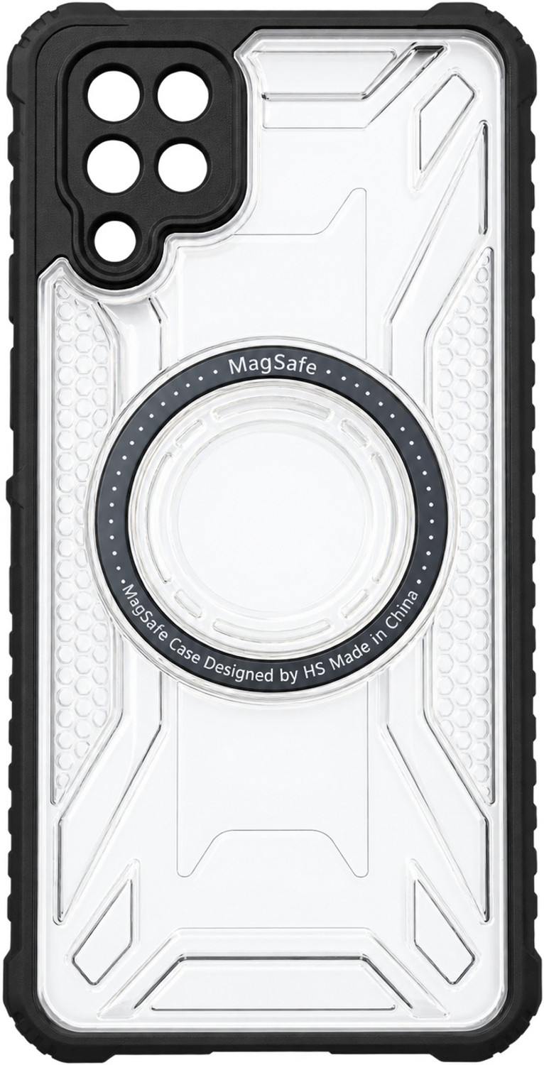 Image of WellWell Back Cover for Samsung Galaxy A12 / F12 / M12 (Transparent, Shock Proof, Plastic, Pack of: 1)