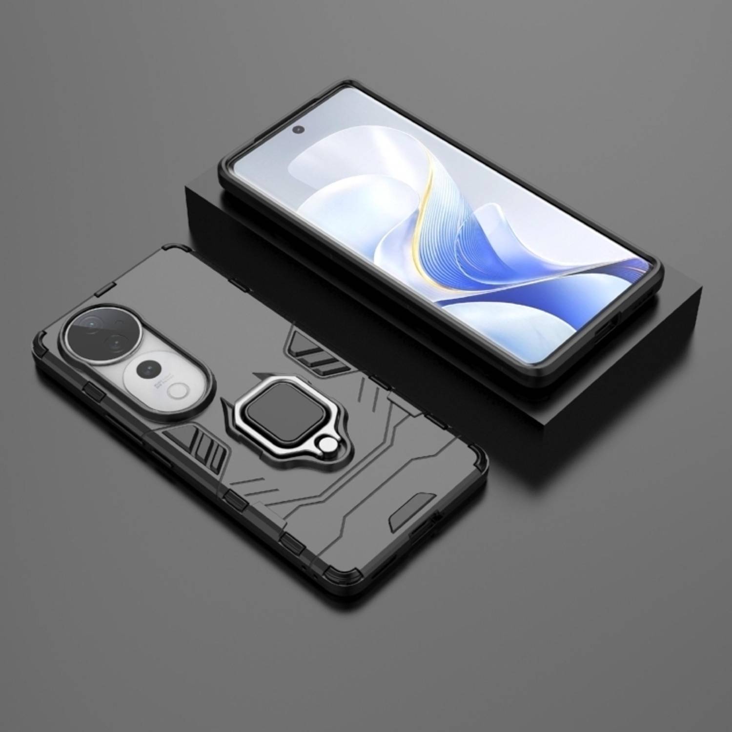 Fablue Back Cover for Vivo T3 Ultra 5G Black - Image 3
