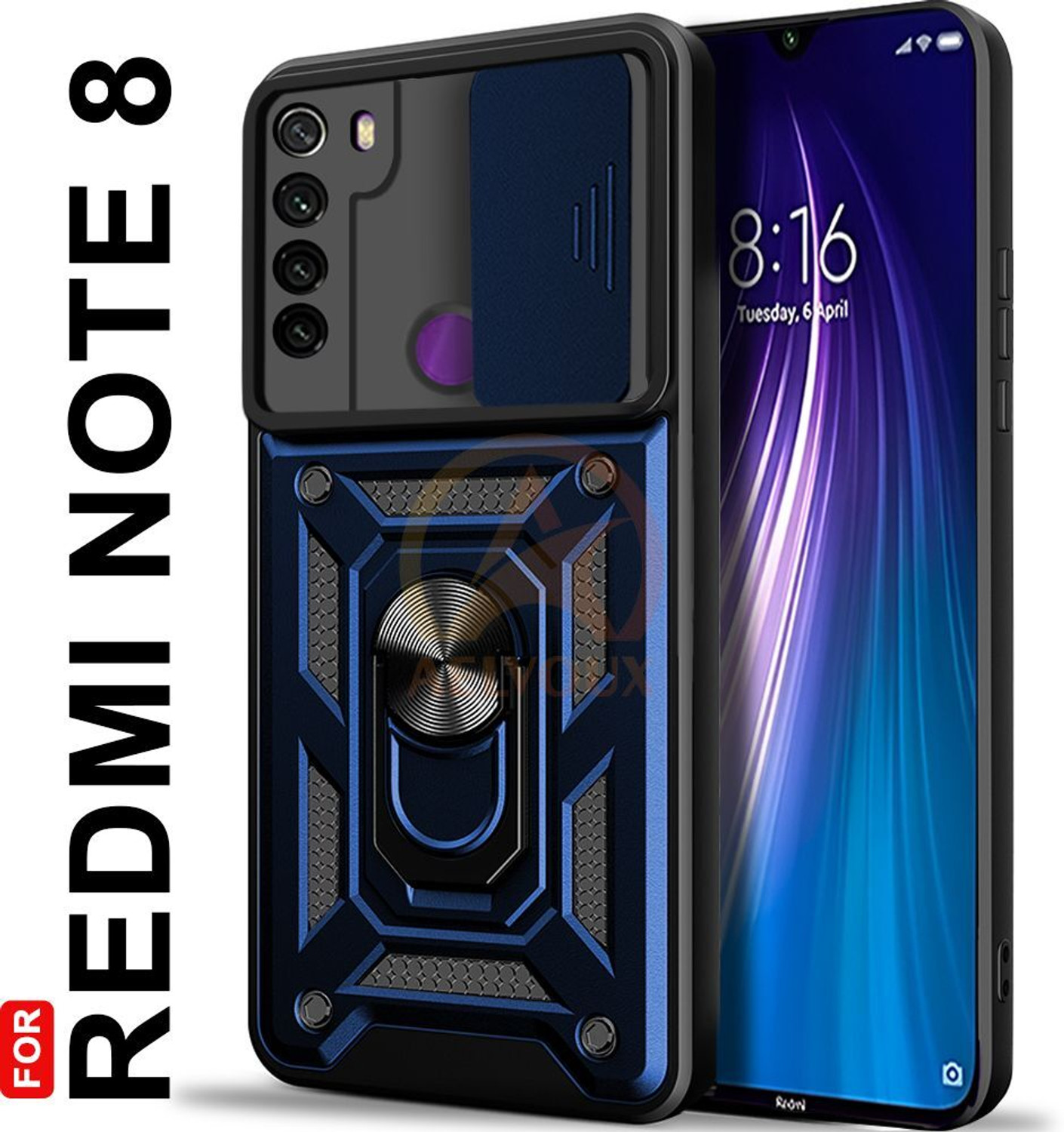 Image of AelVouX Back Cover for Redmi Note 8