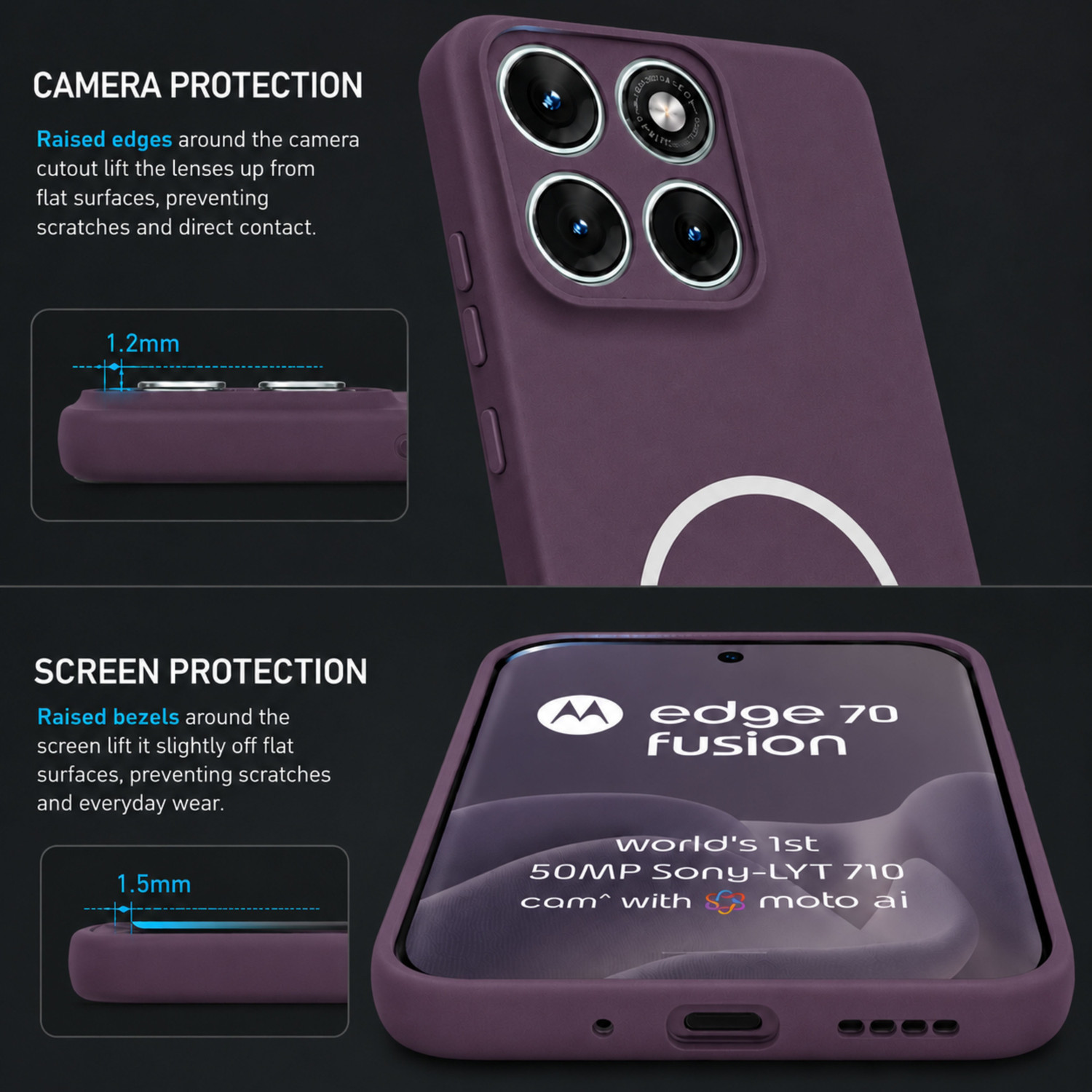 Image of SBMS Back Cover for Motorola Moto Edge 70 Fusion 5G