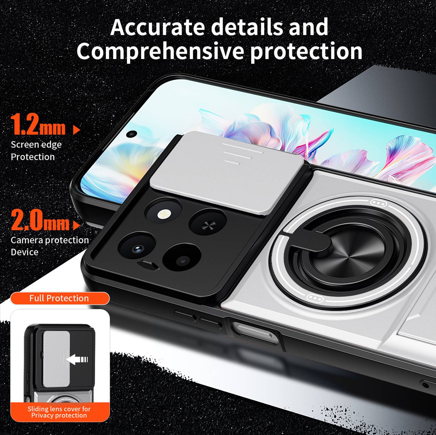 Luxecase Back Cover for vivo T4 5G Silver - Image 5
