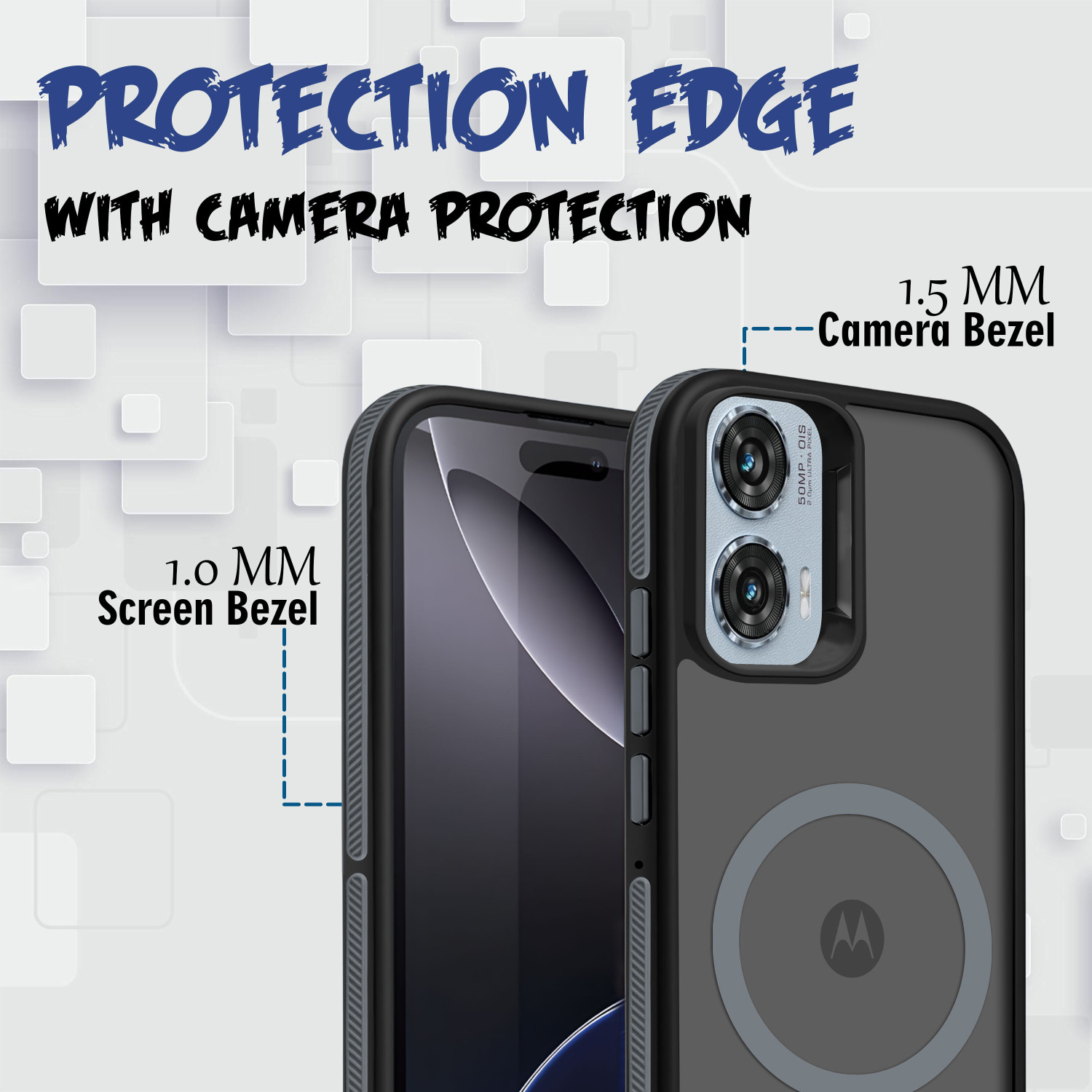 Image of V-TAN Back Cover for MOTOROLA Edge 50 Fusion