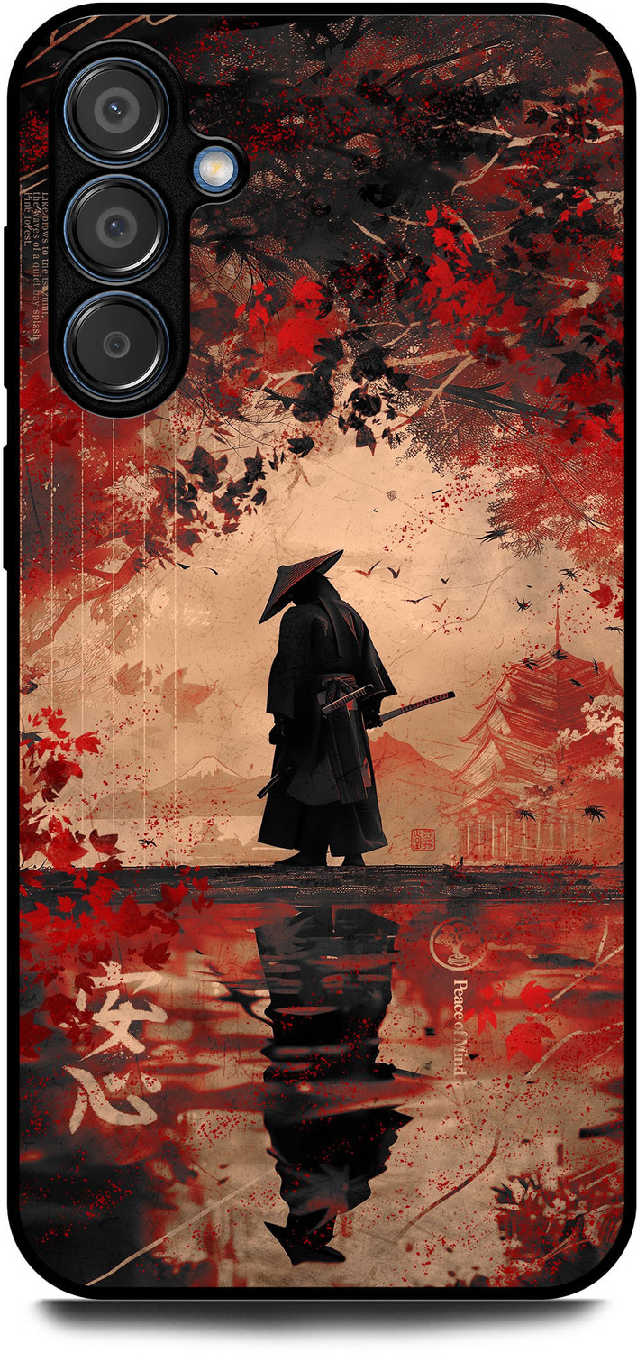 Image of INDICRAFT Back Cover for SAMSUNG Galaxy M35 5G (SAMURAI, TSUSHIMA, NINJA, DARKNESS, GANGSTER, PUNK )