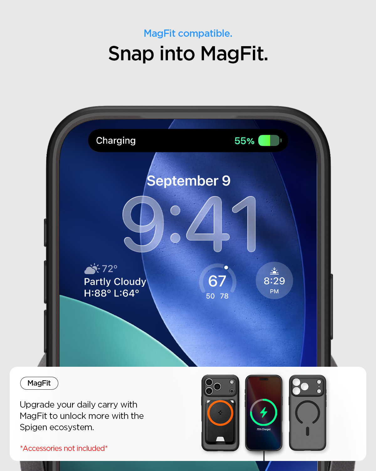 Image of Spigen Ultra Hybrid MagFit Back Cover for iPhone 17 Pro Max