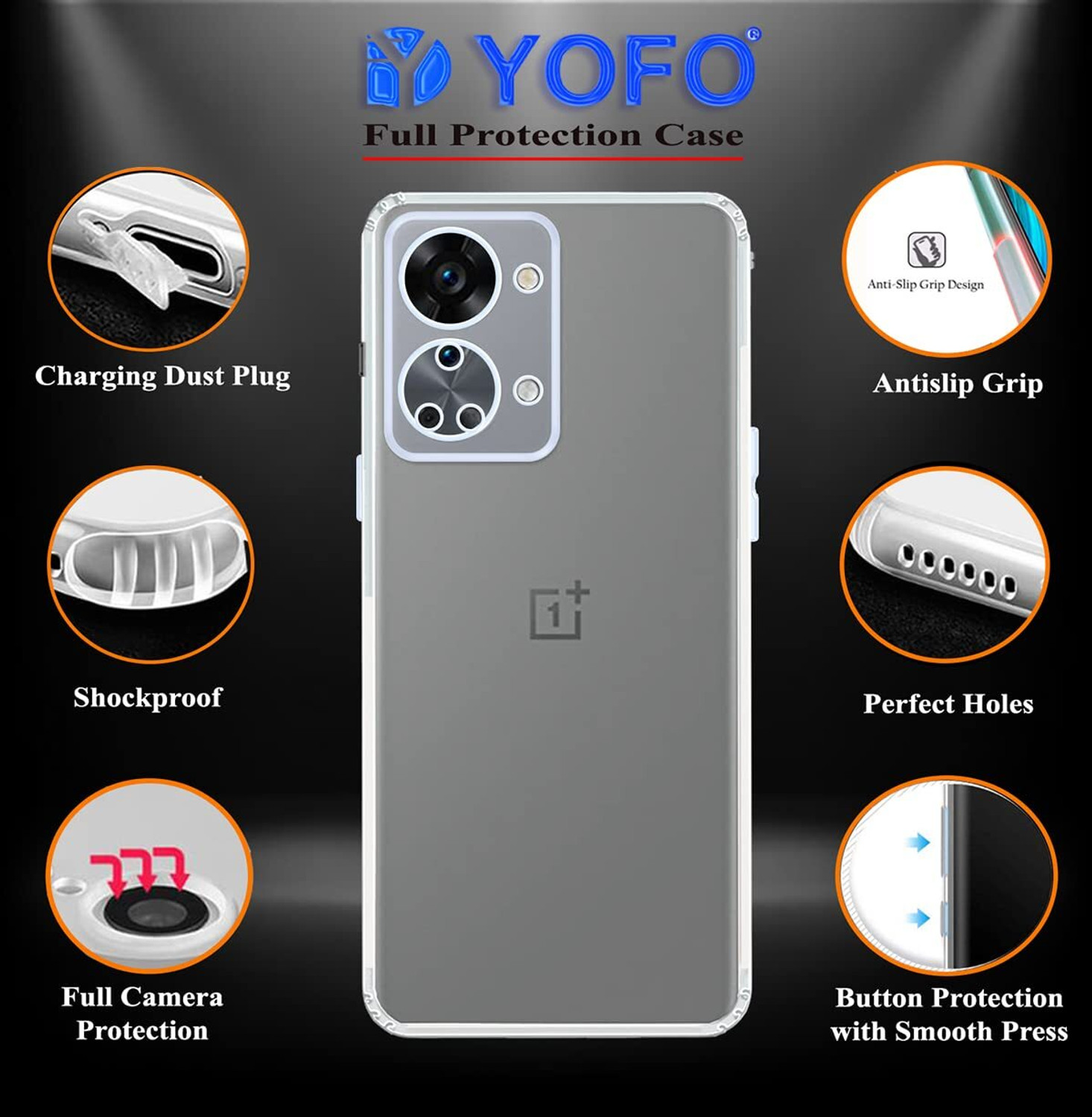 Image of YOFO Back Cover for OnePlus NORD 2T (5G)